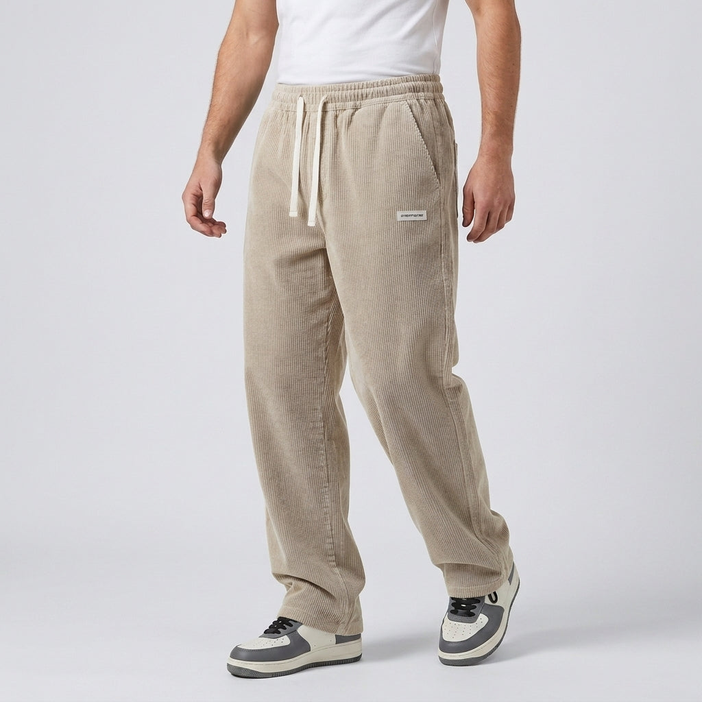 Pantaloni Jogger Uomo Casual con Coulisse e Tasche