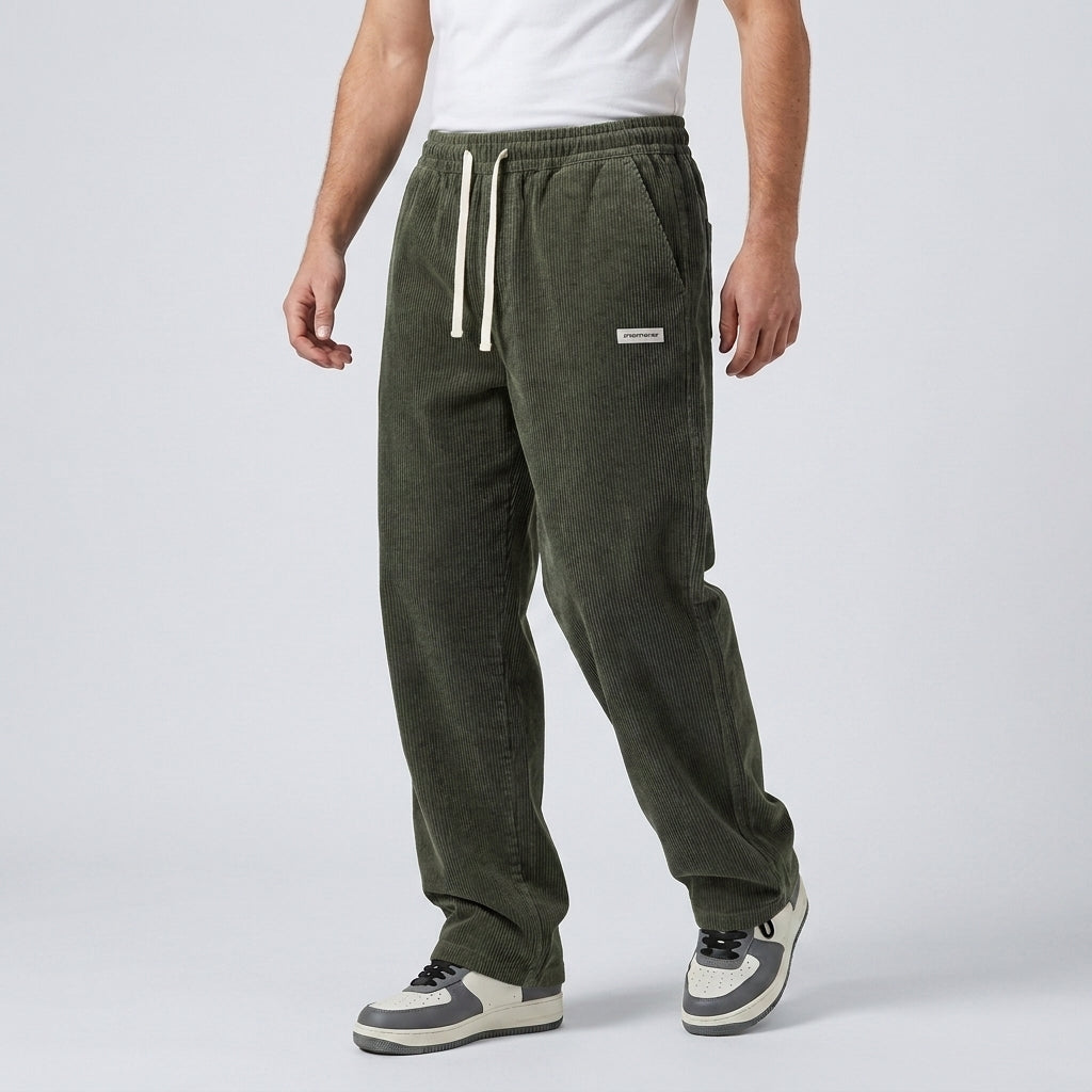 Pantaloni Jogger Uomo Casual con Coulisse e Tasche