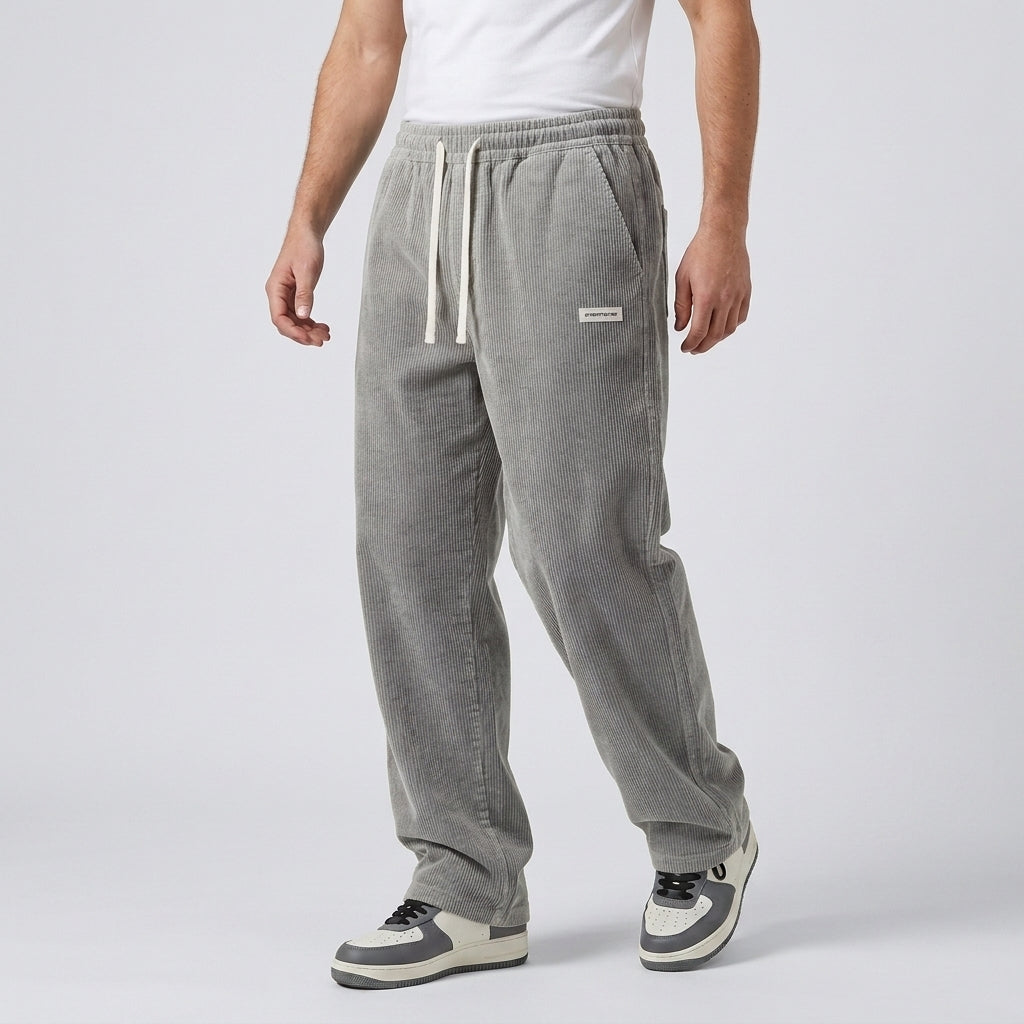 Pantaloni Jogger Uomo Casual con Coulisse e Tasche