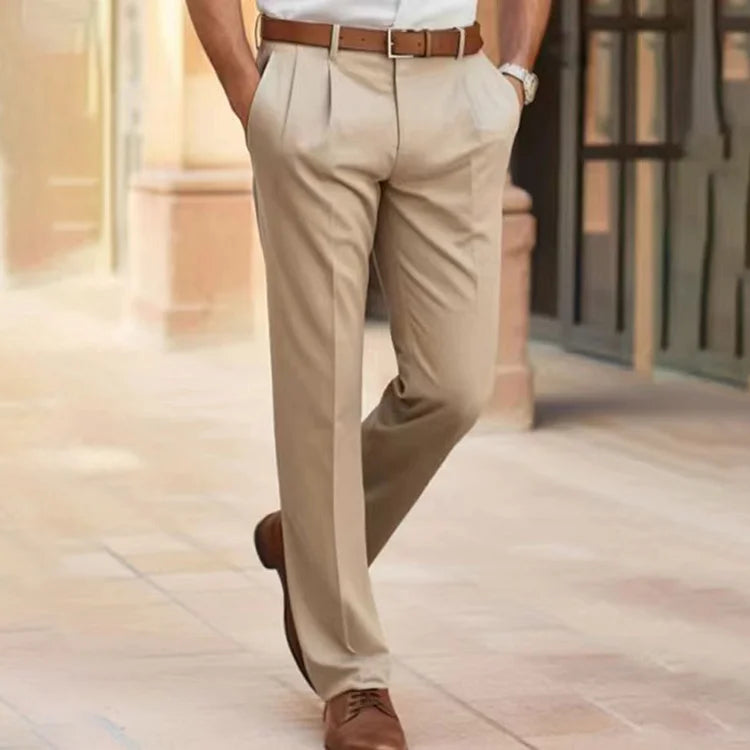 Pantaloni eleganti uomo vestibilità regular