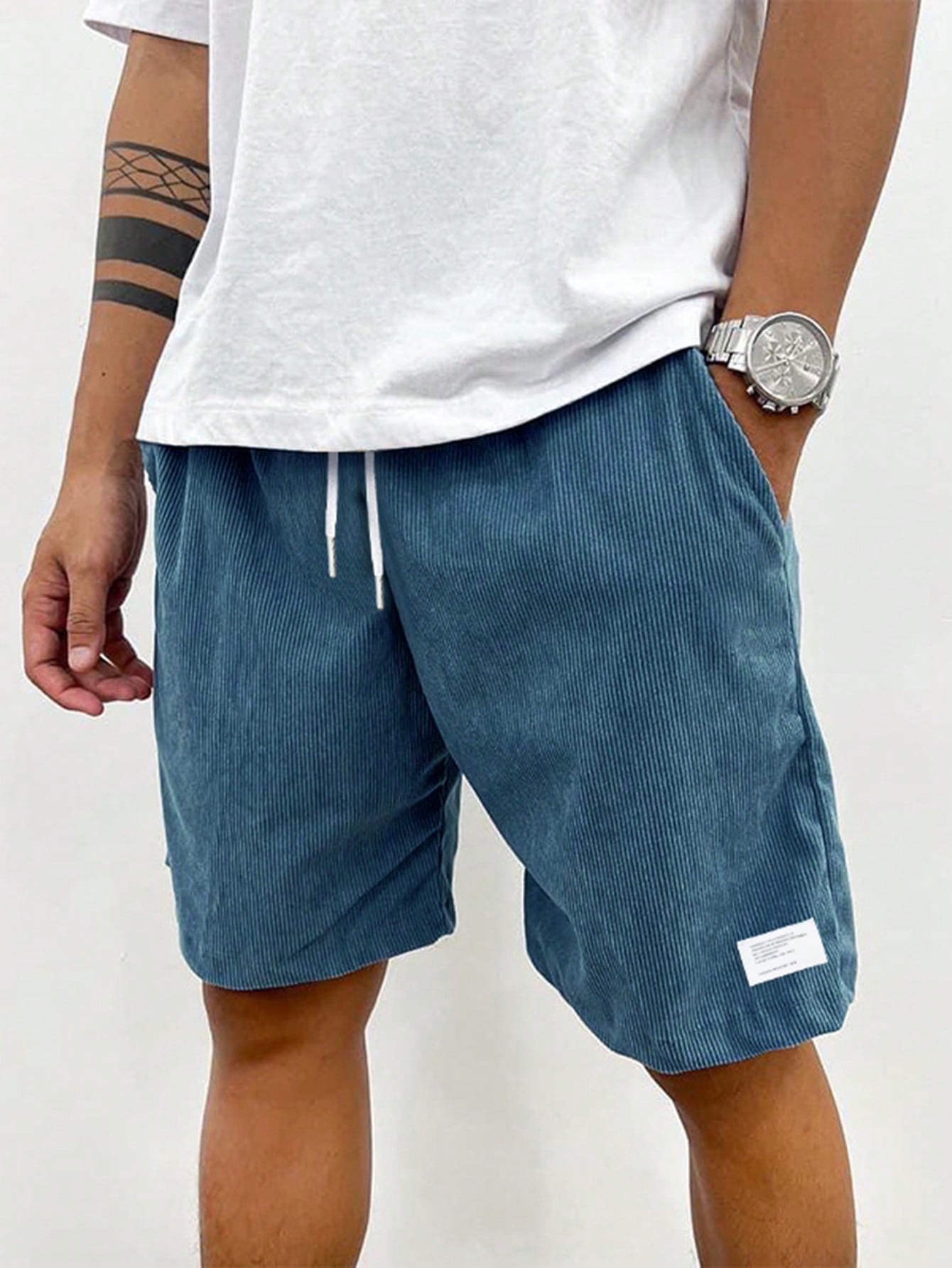 Pantaloncini in Velluto a Coste da Uomo – Shorts Comodi con Stretch e Stile Intramontabile