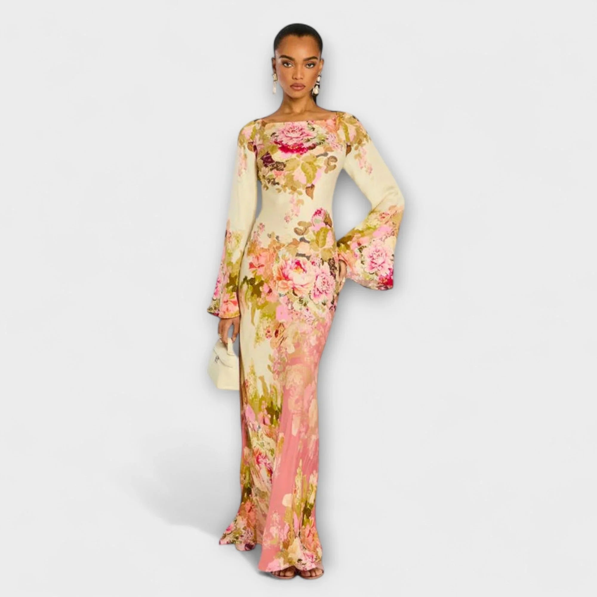 Elegant Maxi Dress for Outdoor Celebrations
