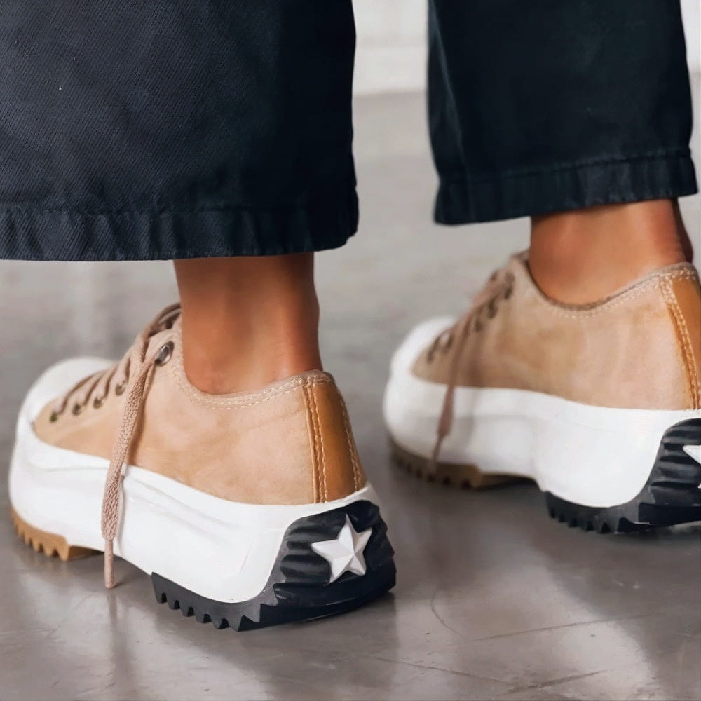 Elisa™ | Women's Leather Platform Sneakers