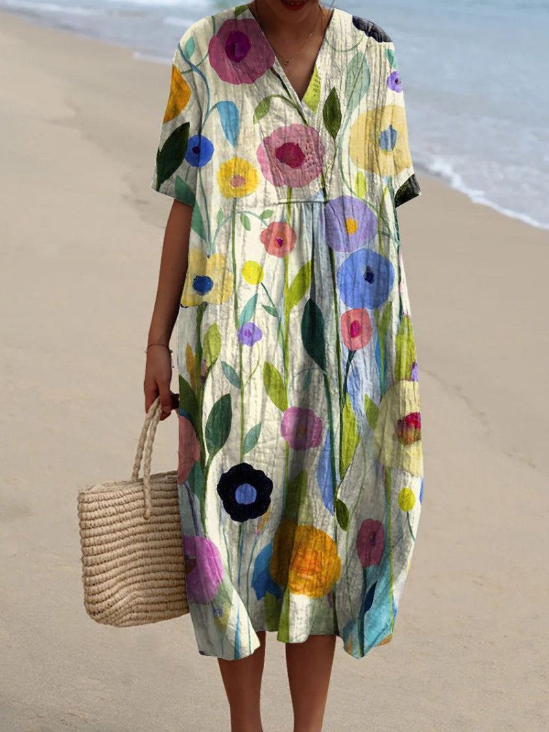 Floral Pattern Dress