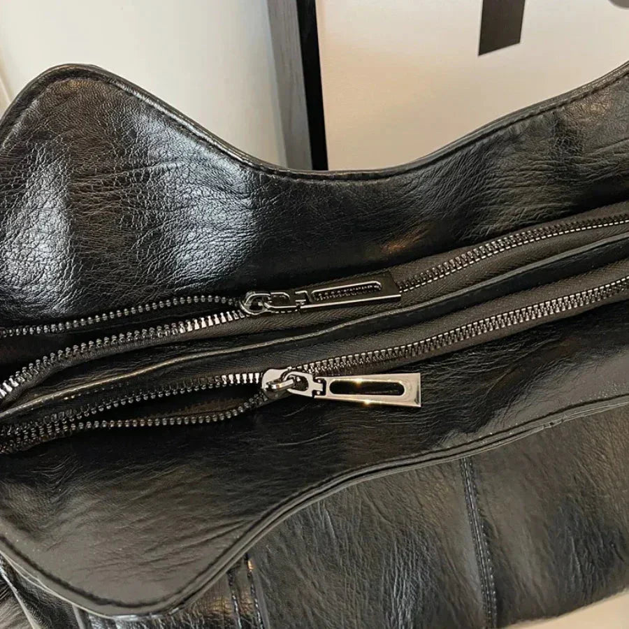 Sac à bandoulière pour femme – Élégant sac en cuir avec bandoulière réglable et design spacieux
