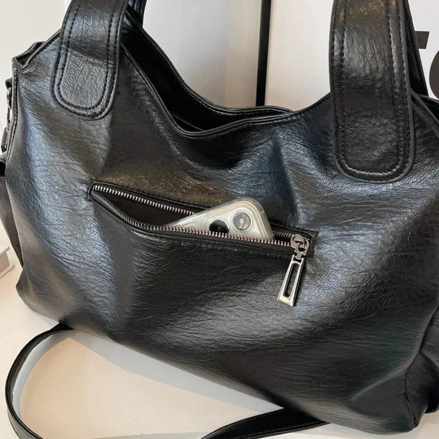 Sac à bandoulière pour femme – Élégant sac en cuir avec bandoulière réglable et design spacieux