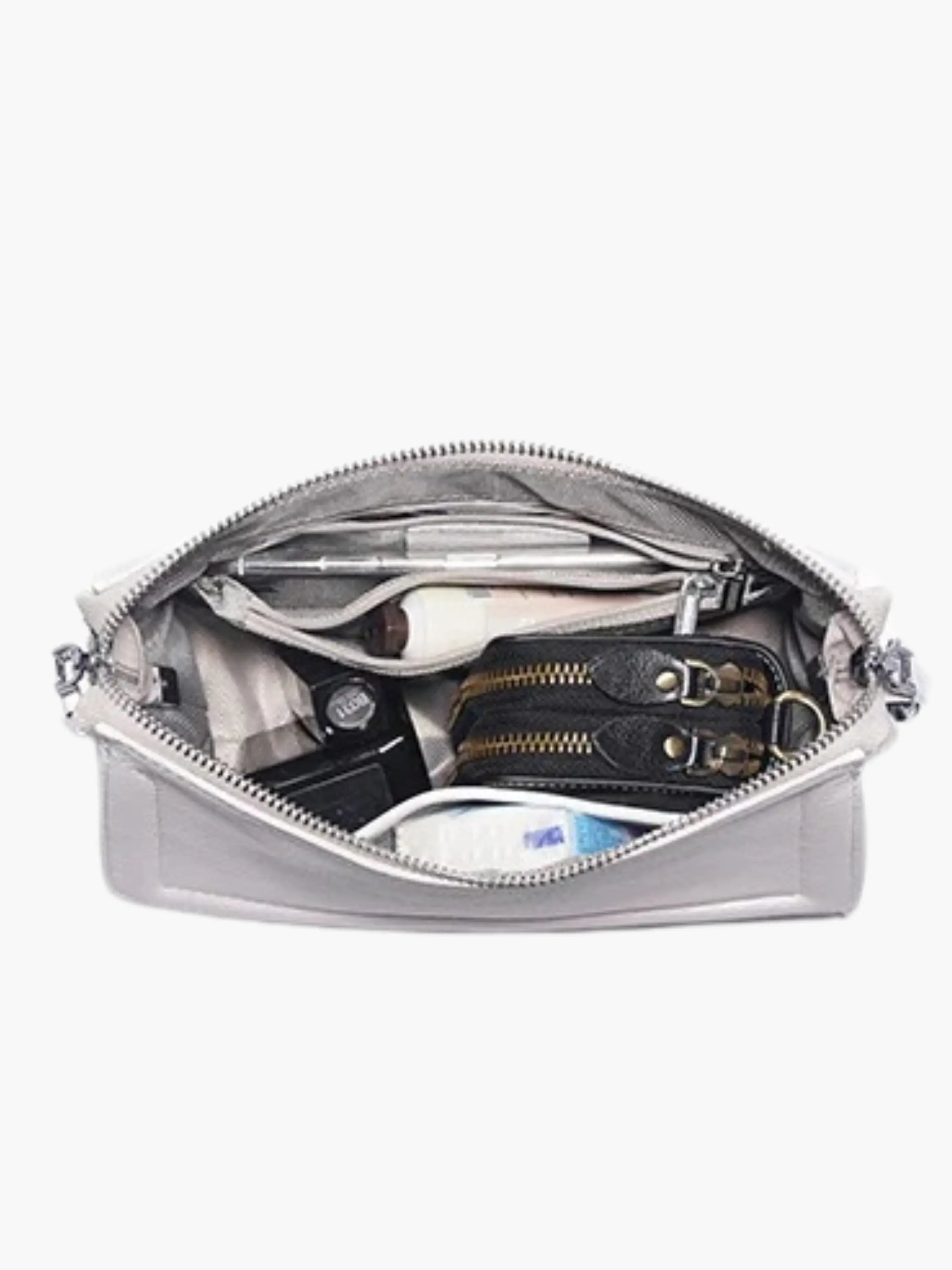 Ada | Borsa a tracolla in pelle bianca elegante