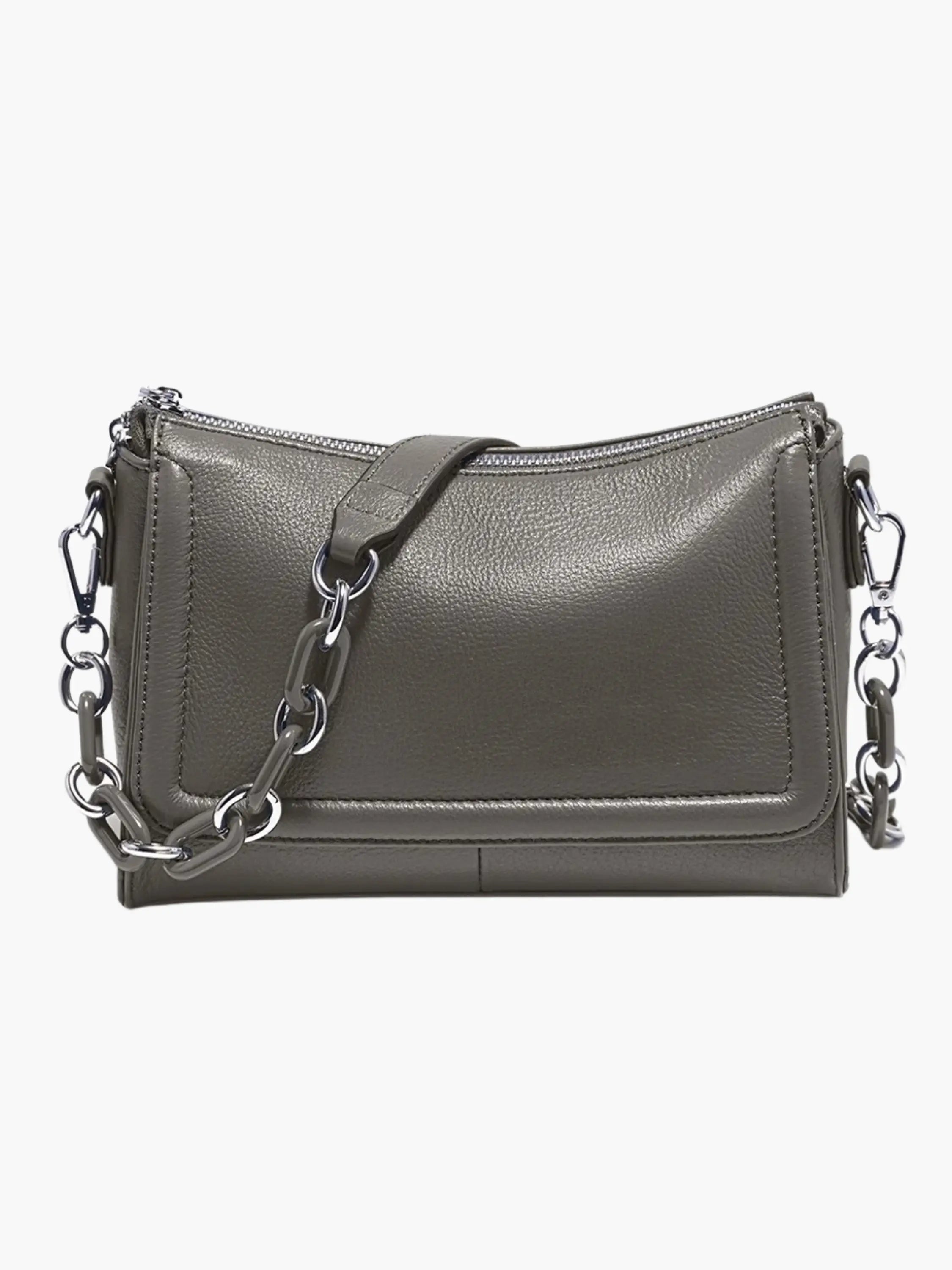 Ada | Borsa a tracolla in pelle bianca elegante
