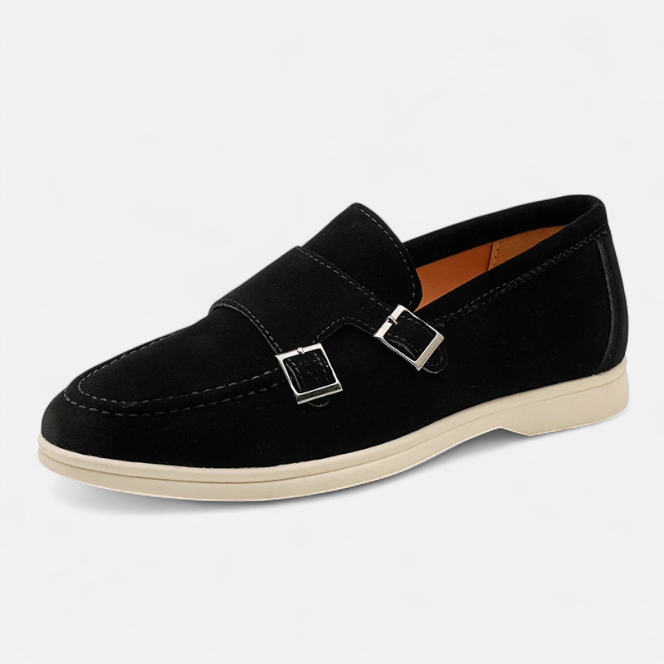 Ανδρικά Moccasins Monk Strap από Σουέτ – Κομψότητα Slip-On