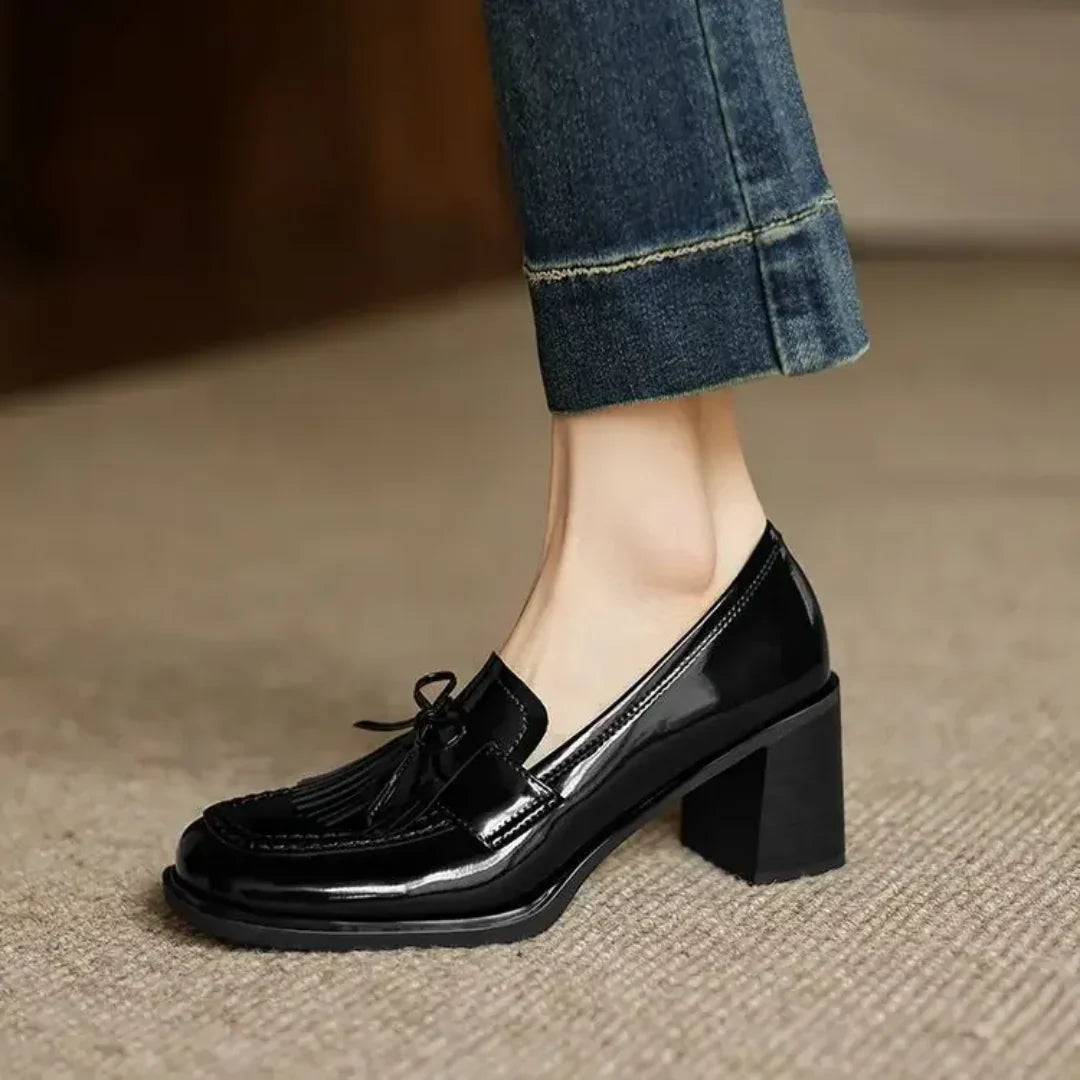 Κομψά Moccasins Dorothy με Τακούνι για Εκλεπτυσμένες Περιστάσεις