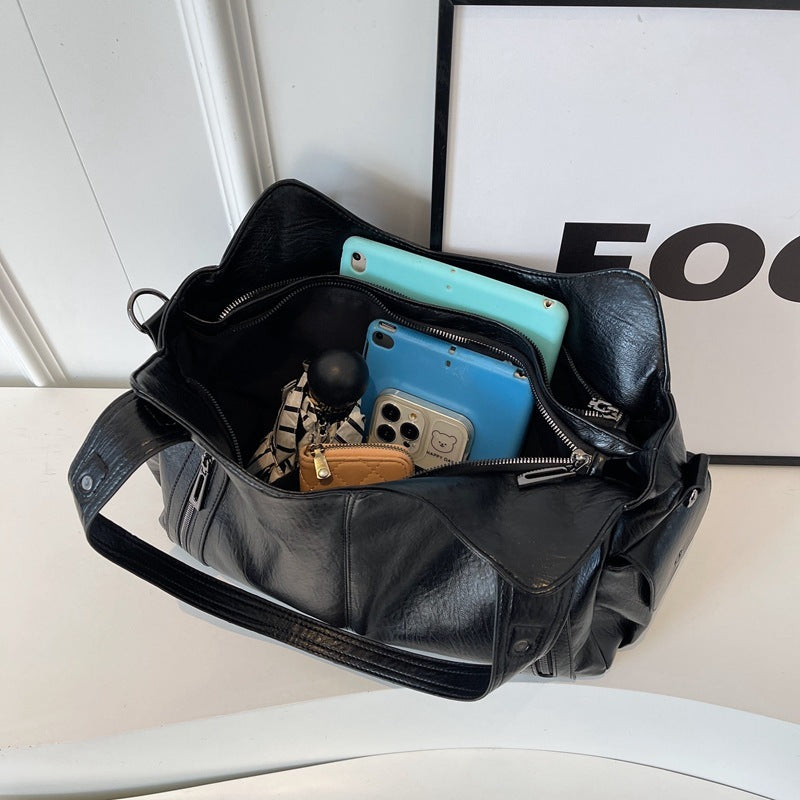 Sac à bandoulière pour femme – Élégant sac en cuir avec bandoulière réglable et design spacieux