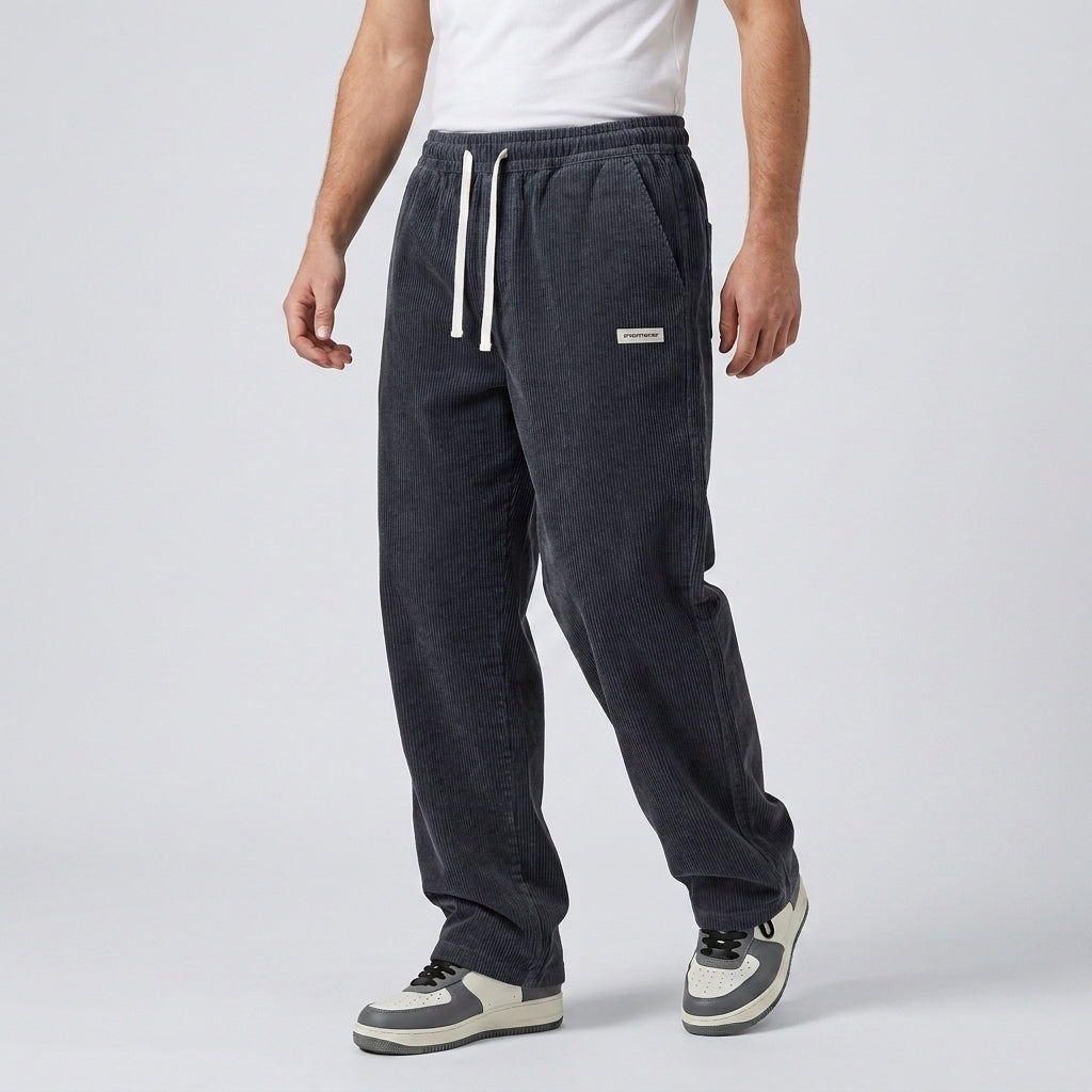 Pantaloni Jogger Uomo Casual con Coulisse e Tasche