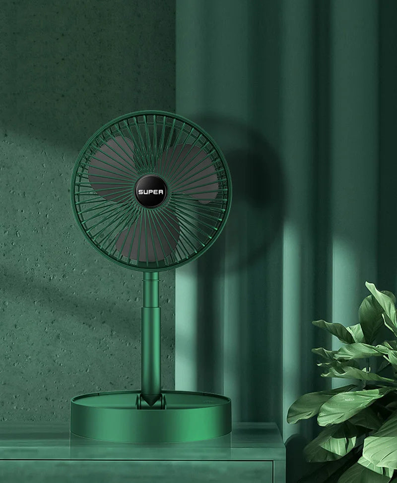 Ventilateur portable rechargeable de table