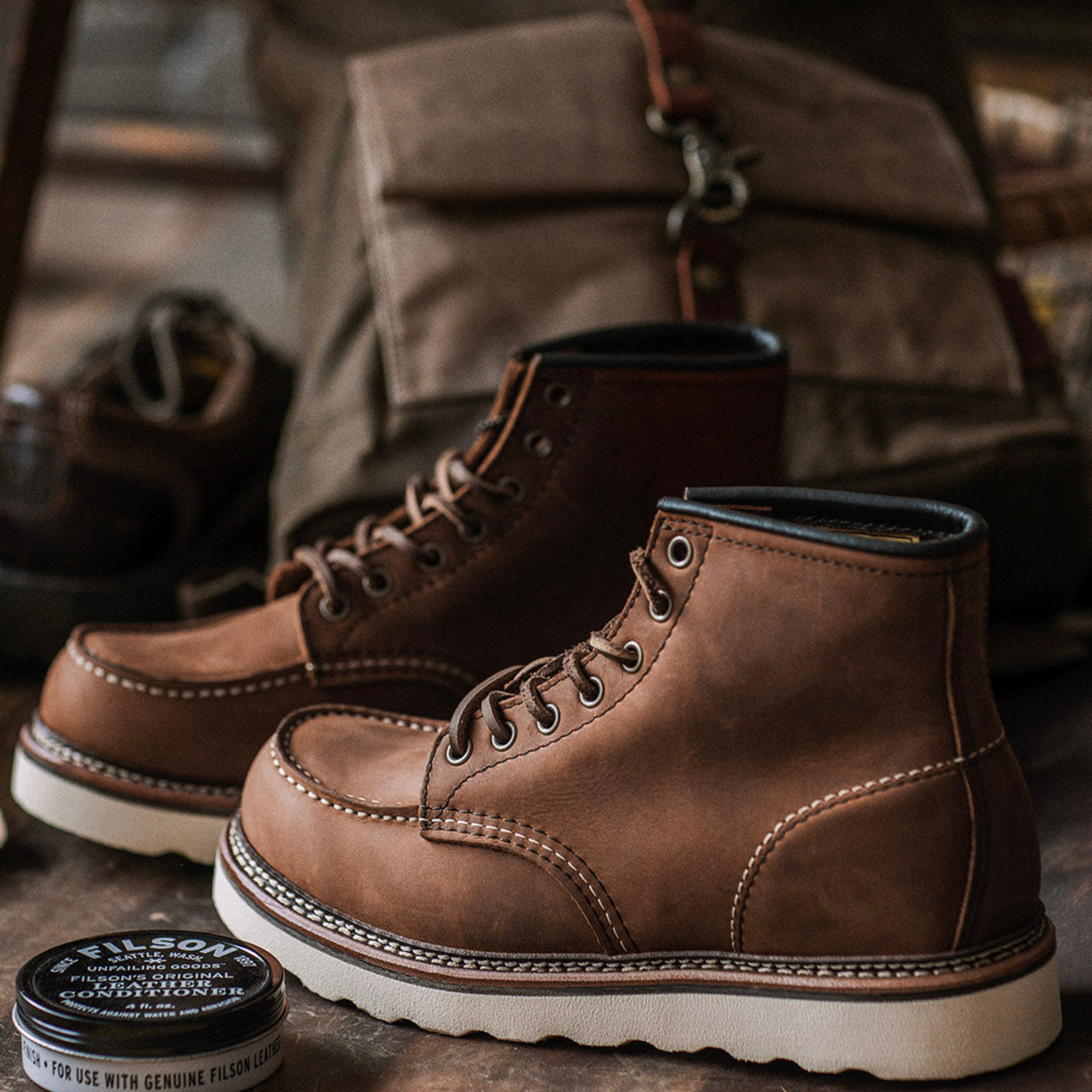 Bottes de travail pour homme | cuir pleine fleur imperméable