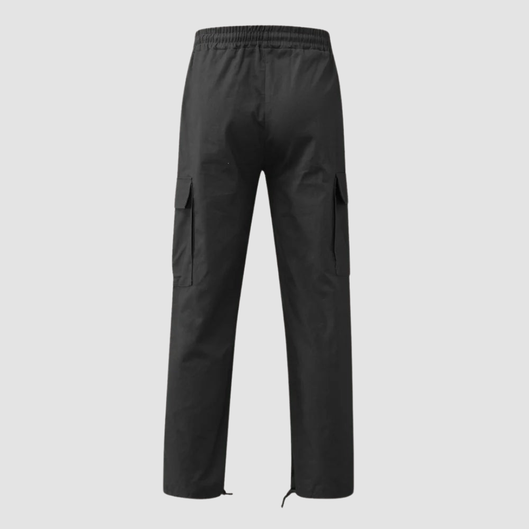 Pantaloni cargo jogger uomo con tasche laterali