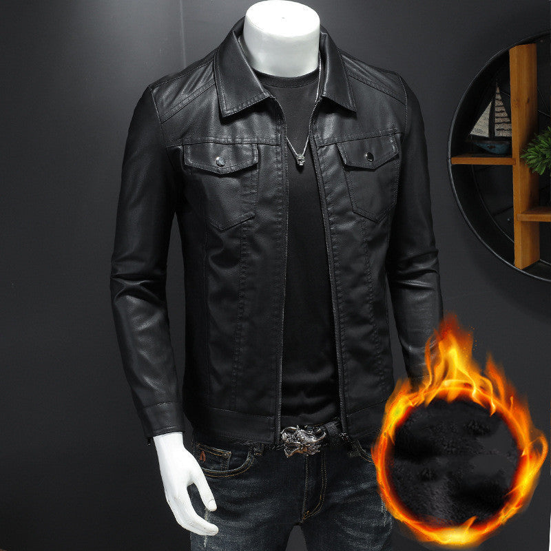 Giacca in Pelle Vintage da Uomo – Resistente, Comoda e di Classe