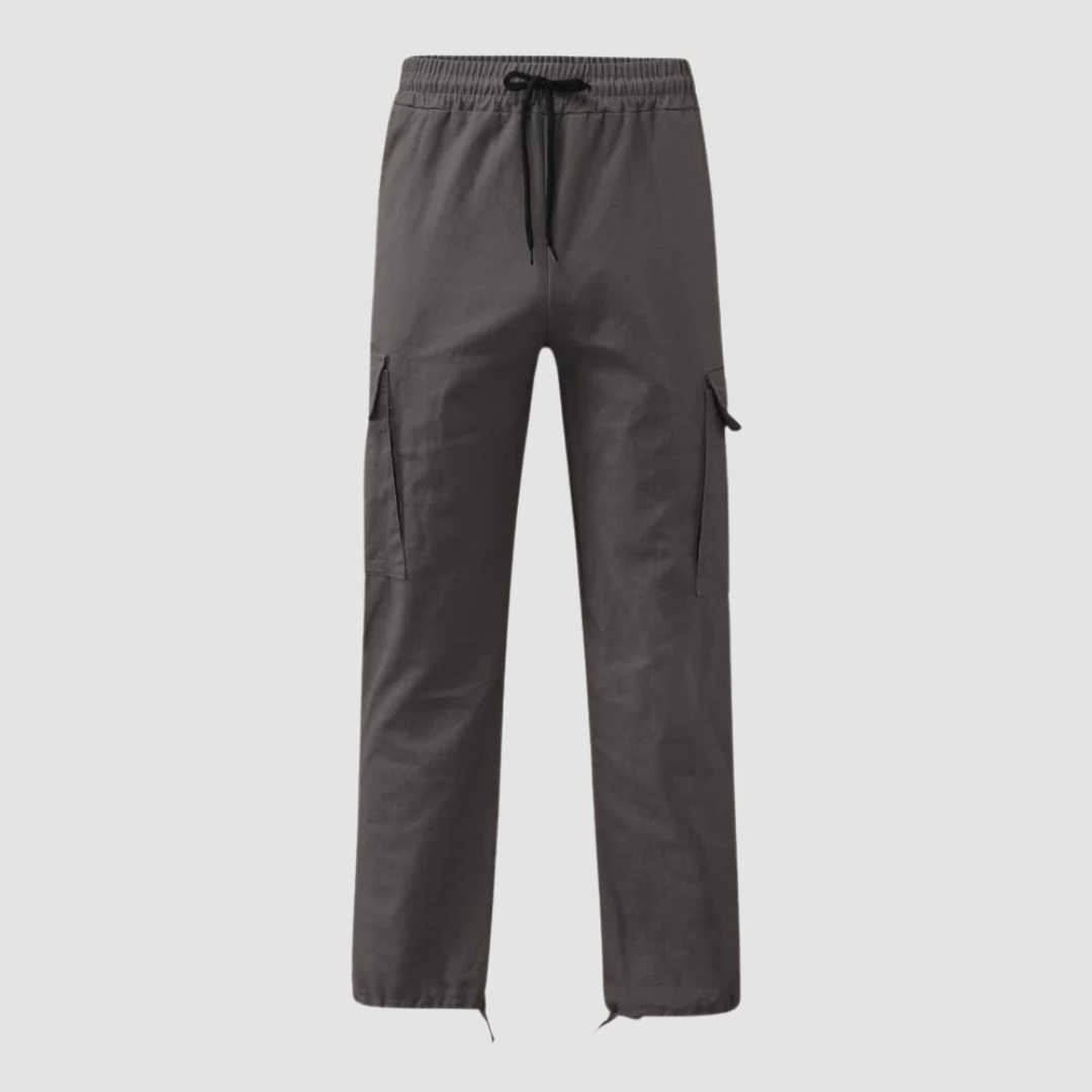 Pantaloni cargo jogger uomo con tasche laterali