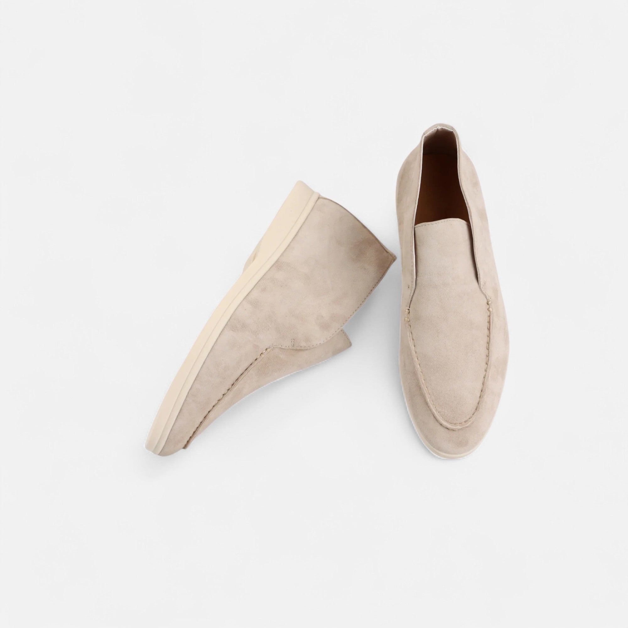 Mocassini Mule in Camoscio da Uomo - Heritage Camel