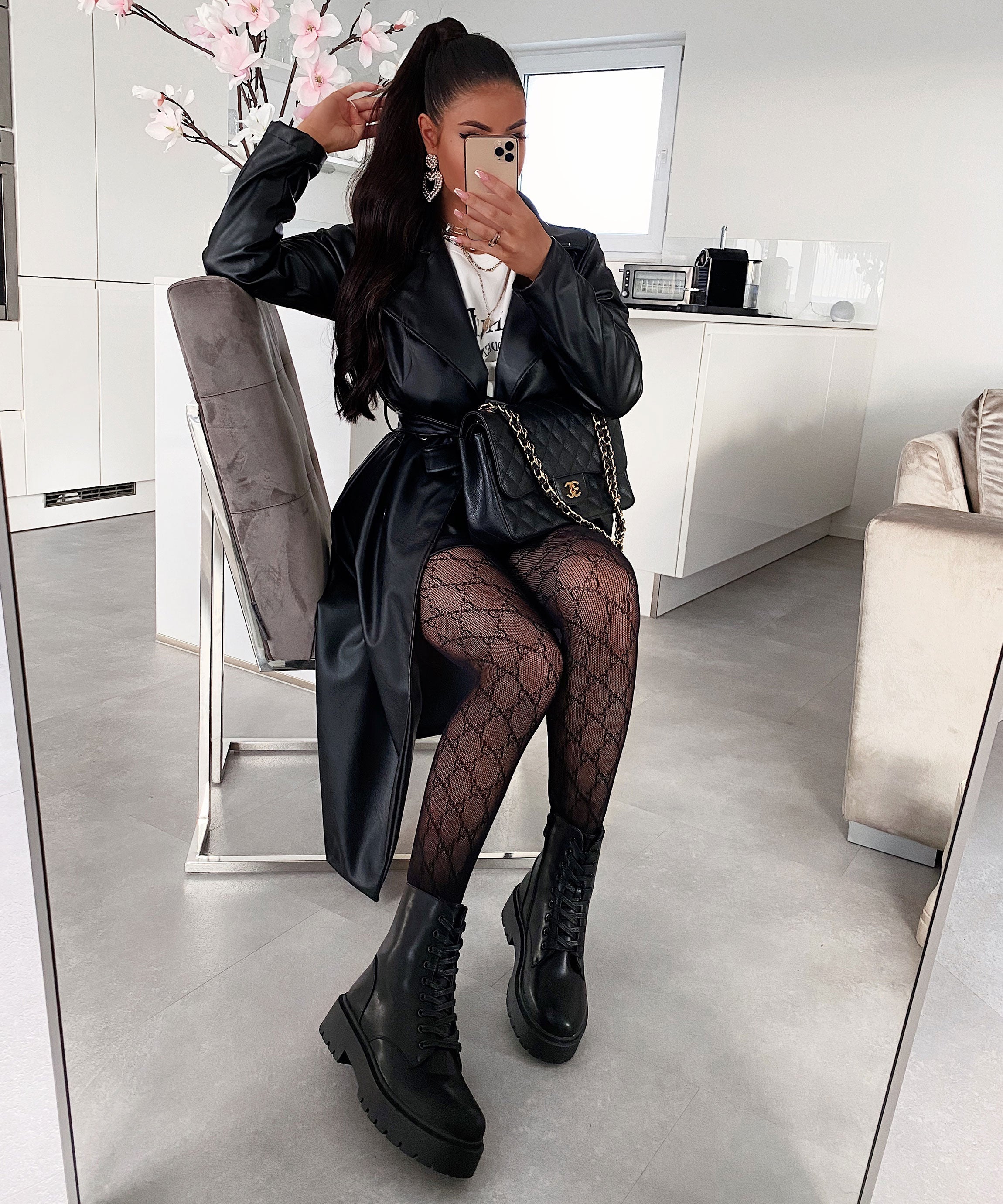 Women's Wedge Combat Boots | Lace-Up Boots with Thick Sole