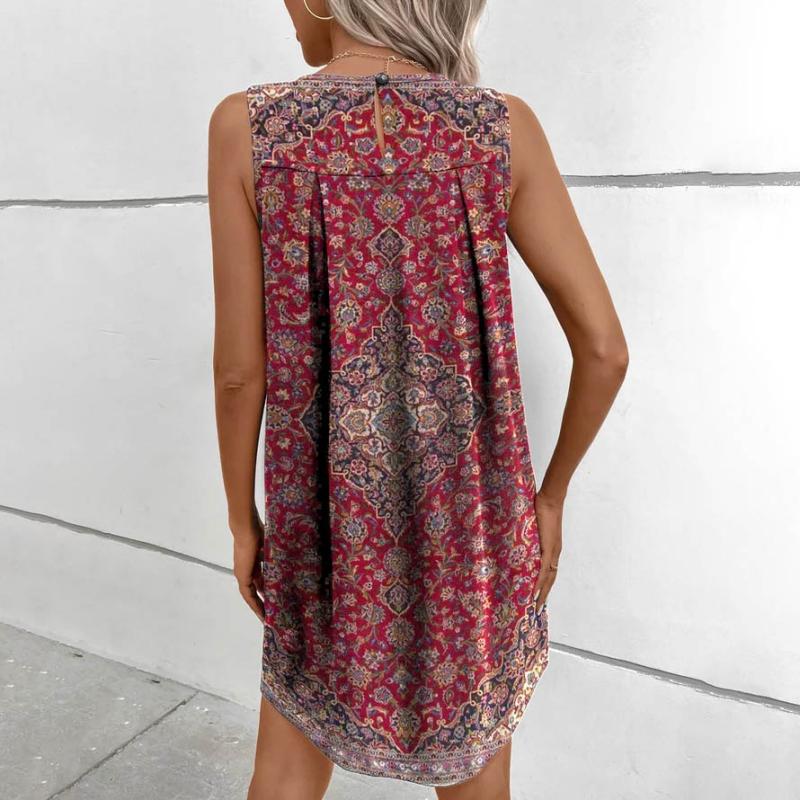 Brianna™ – Vestido étnico sem mangas e confortável