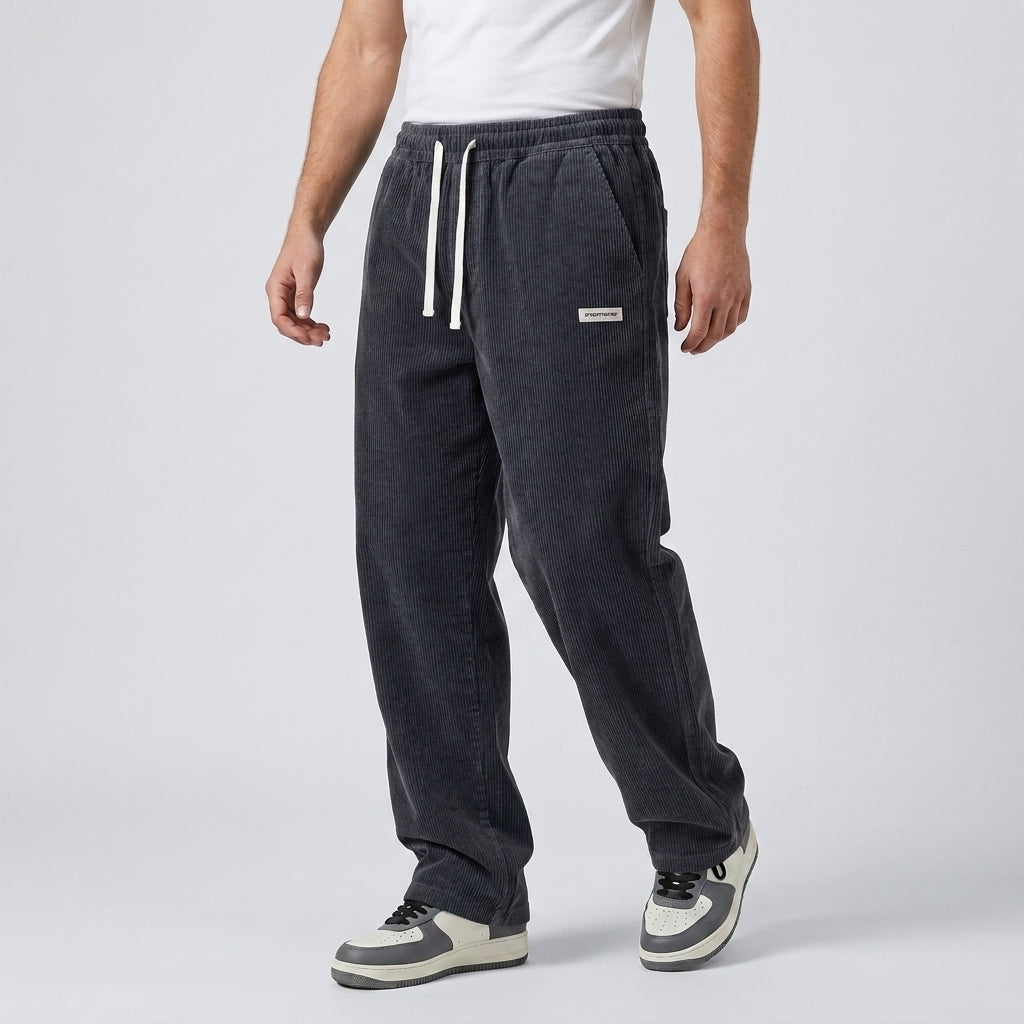 Pantaloni Jogger Uomo Casual con Coulisse e Tasche