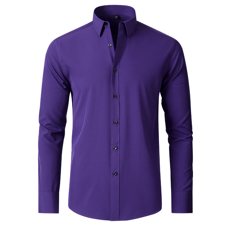 Pánská slim fit košile s dlouhými rukávy