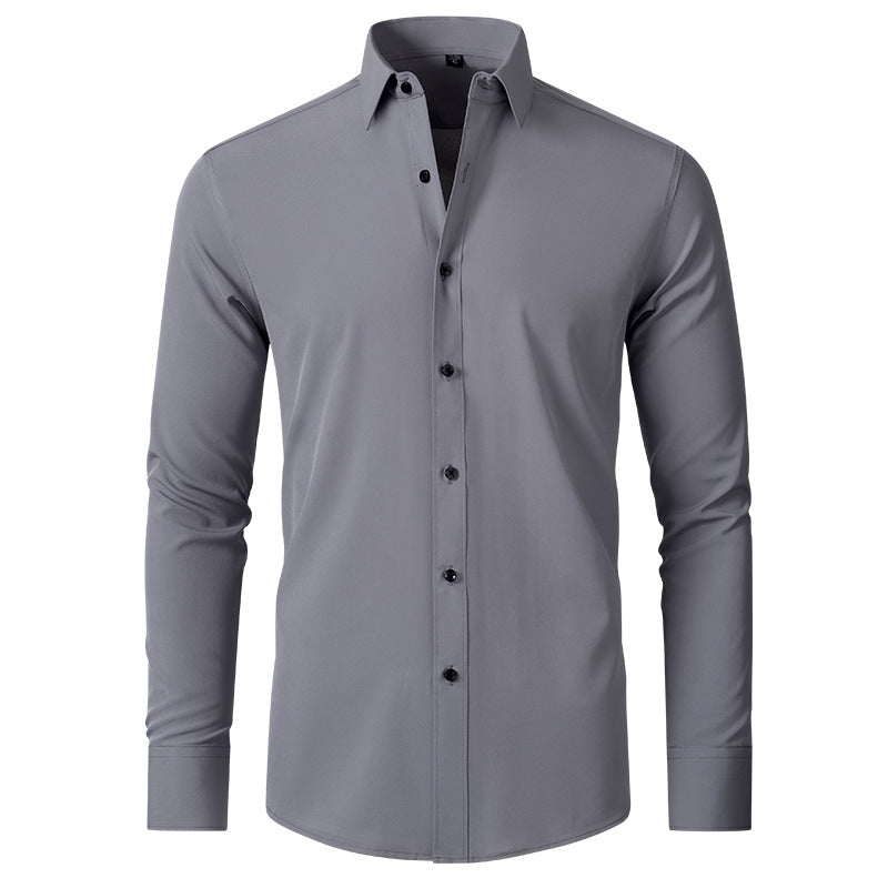 Pánská slim fit košile s dlouhými rukávy
