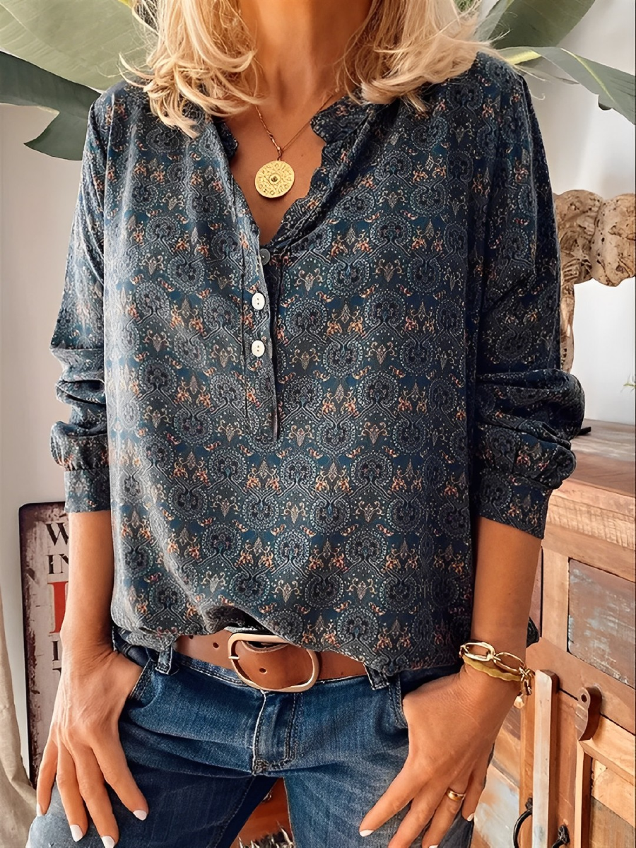 Adelinde - Camicetta Estiva Stile Vintage