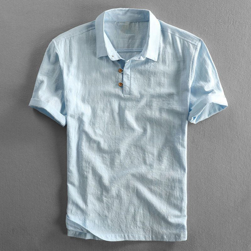 Polo da Uomo a Maniche Corte con Colletto e Vestibilità Regolare