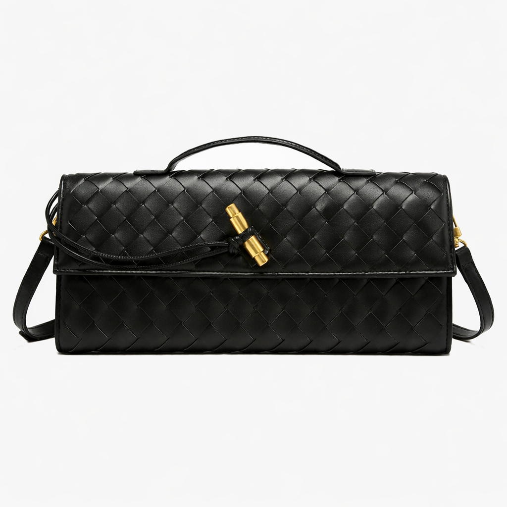 Pochette Intrecciata con Tracolla Rimovibile