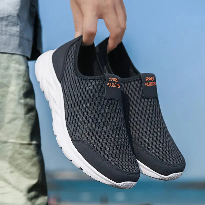 Baskets orthopédiques pour homme sans lacets – Légères et respirantes