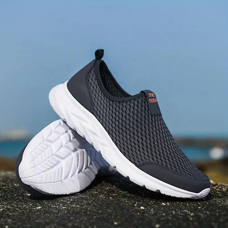 Baskets orthopédiques pour homme sans lacets – Légères et respirantes