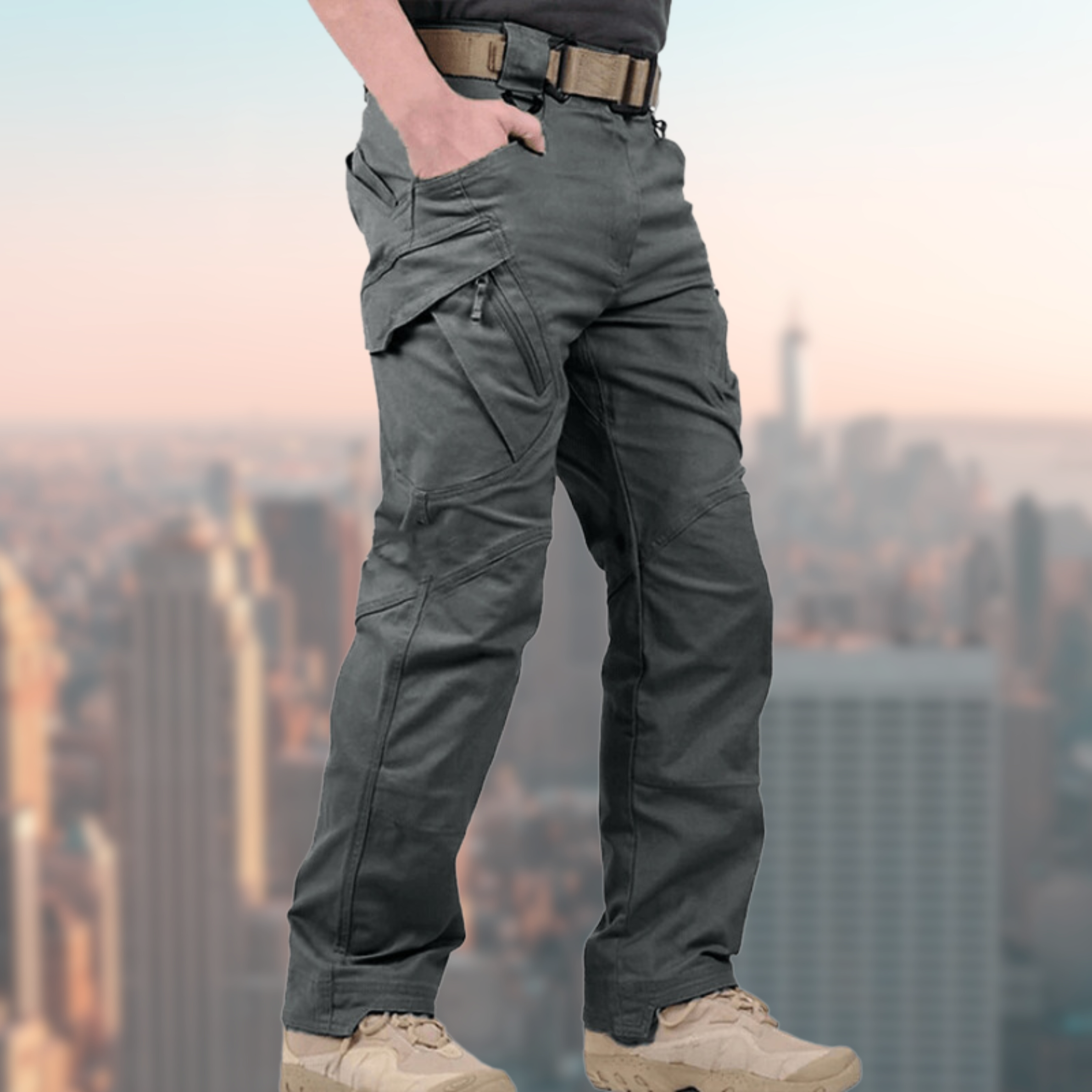 Pantaloni Cargo Impermeabili da Uomo - Pantaloni Tattici Outdoor