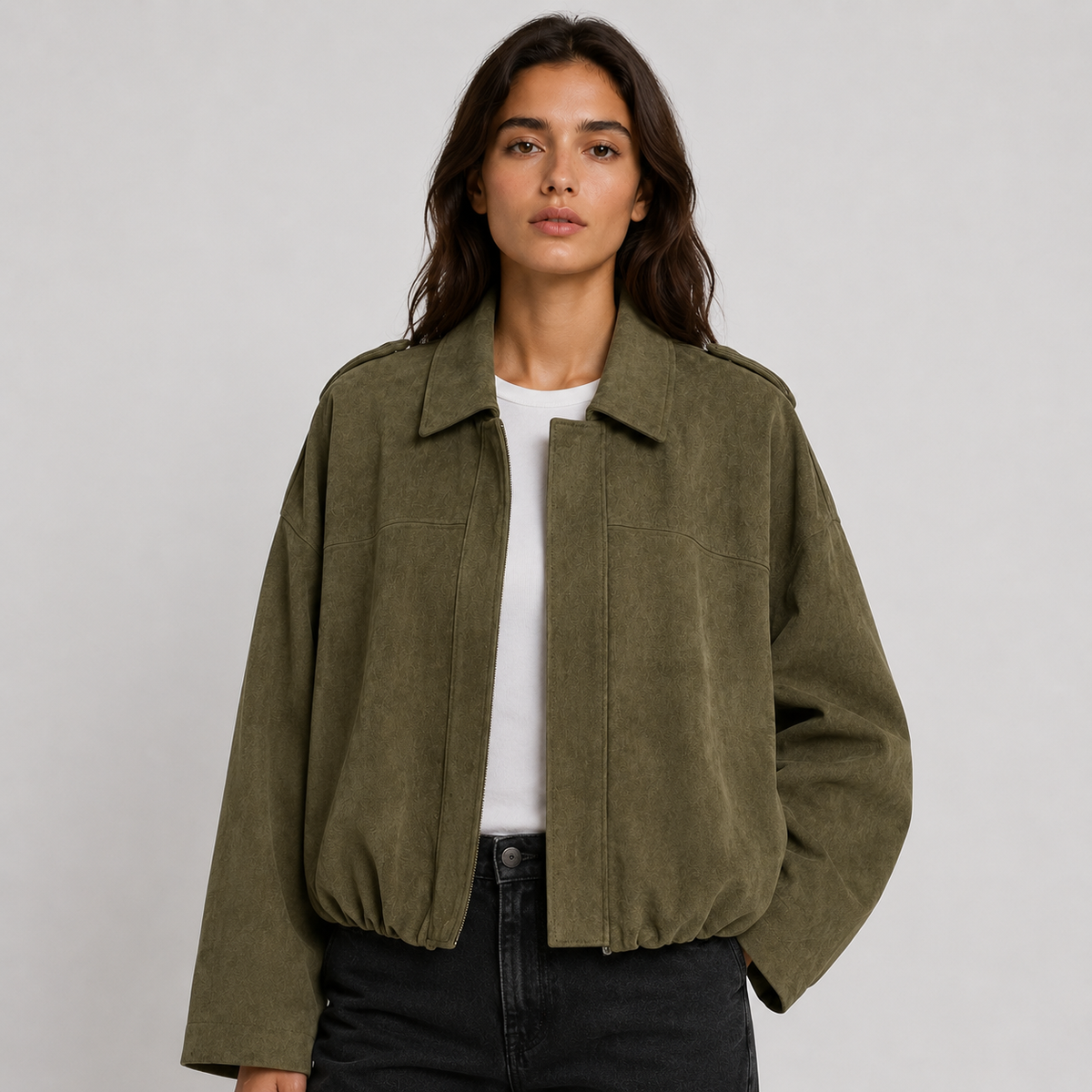 Giacca Bomber da Donna in Stile Casual