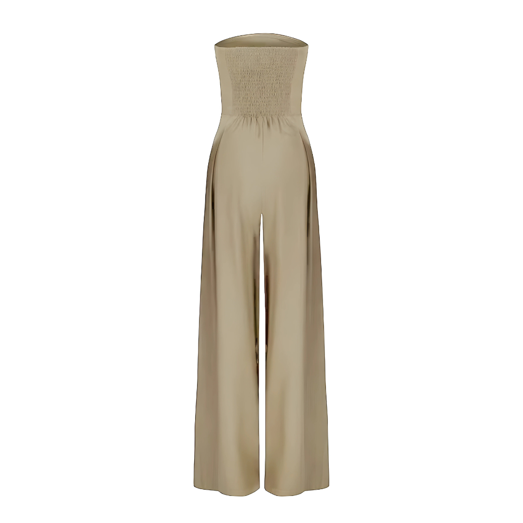 Tuta elegante senza spalline da donna