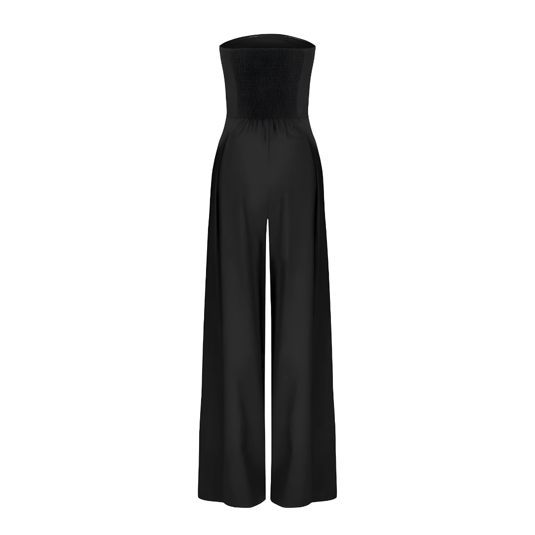 Tuta elegante senza spalline da donna