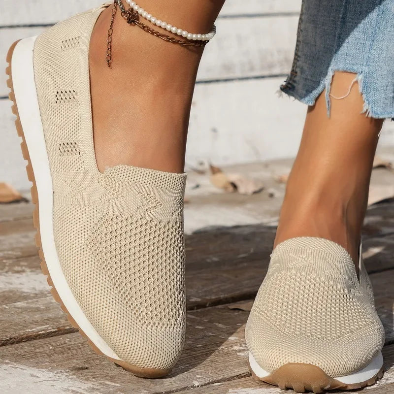 Mocassini ortopedici da donna in rete resistente - Scarpe da passeggio traspiranti e leggere
