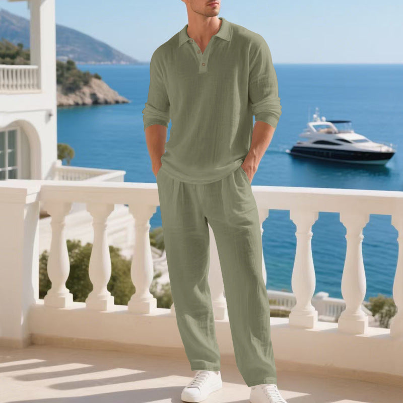 Completo Uomo T-Shirt a Maniche Corte dalla Vestibilità Relax