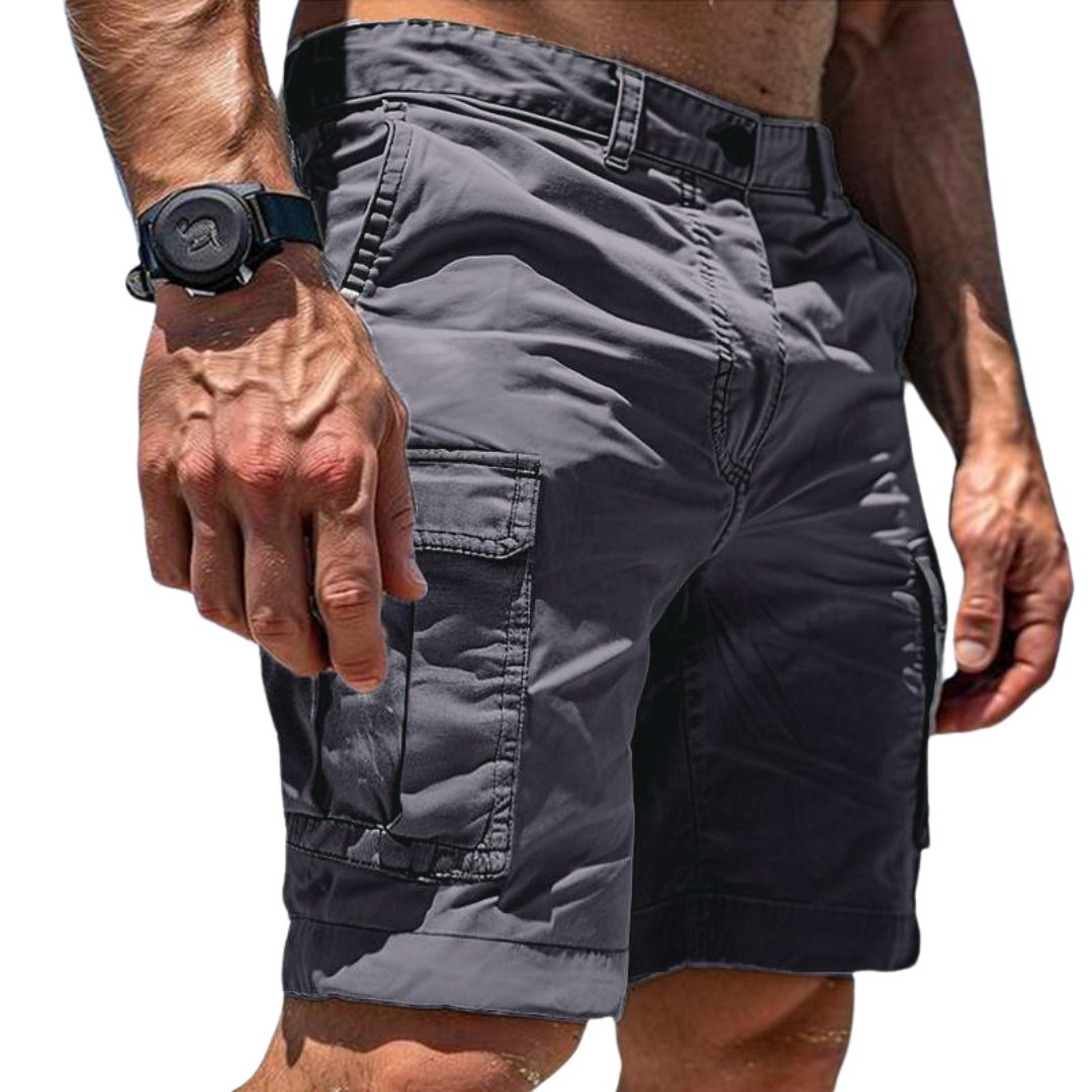 Pantaloncini Cargo Uomo con Tasche Multiple – Shorts Militari Leggeri e Resistenti per Outdoor, Trekking, Lavoro e Tempo Libero