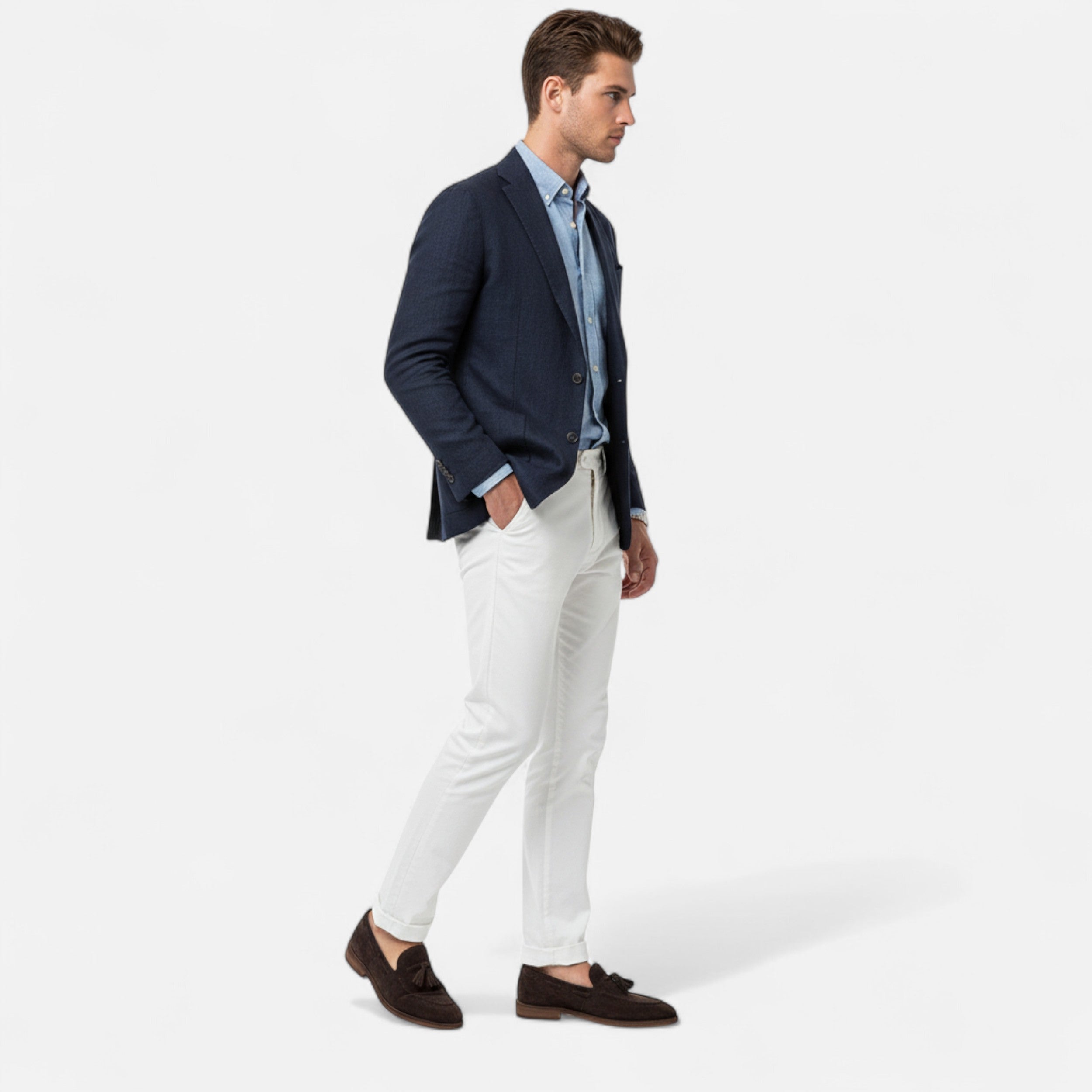 Mocassini in Pelle Nabuk da Uomo | Stile Classico Britannico