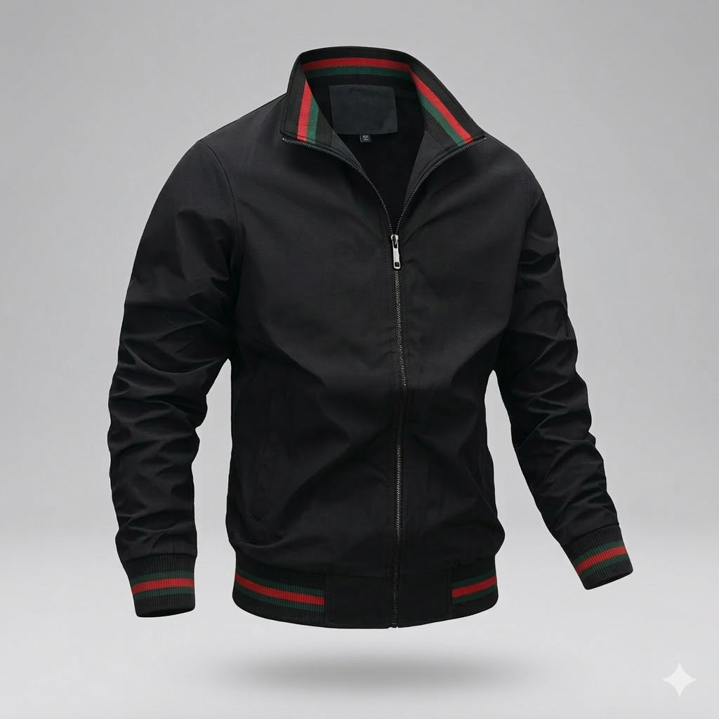 Jaqueta masculina leve de verão – respirável, elegante, com zíper, casual e versátil