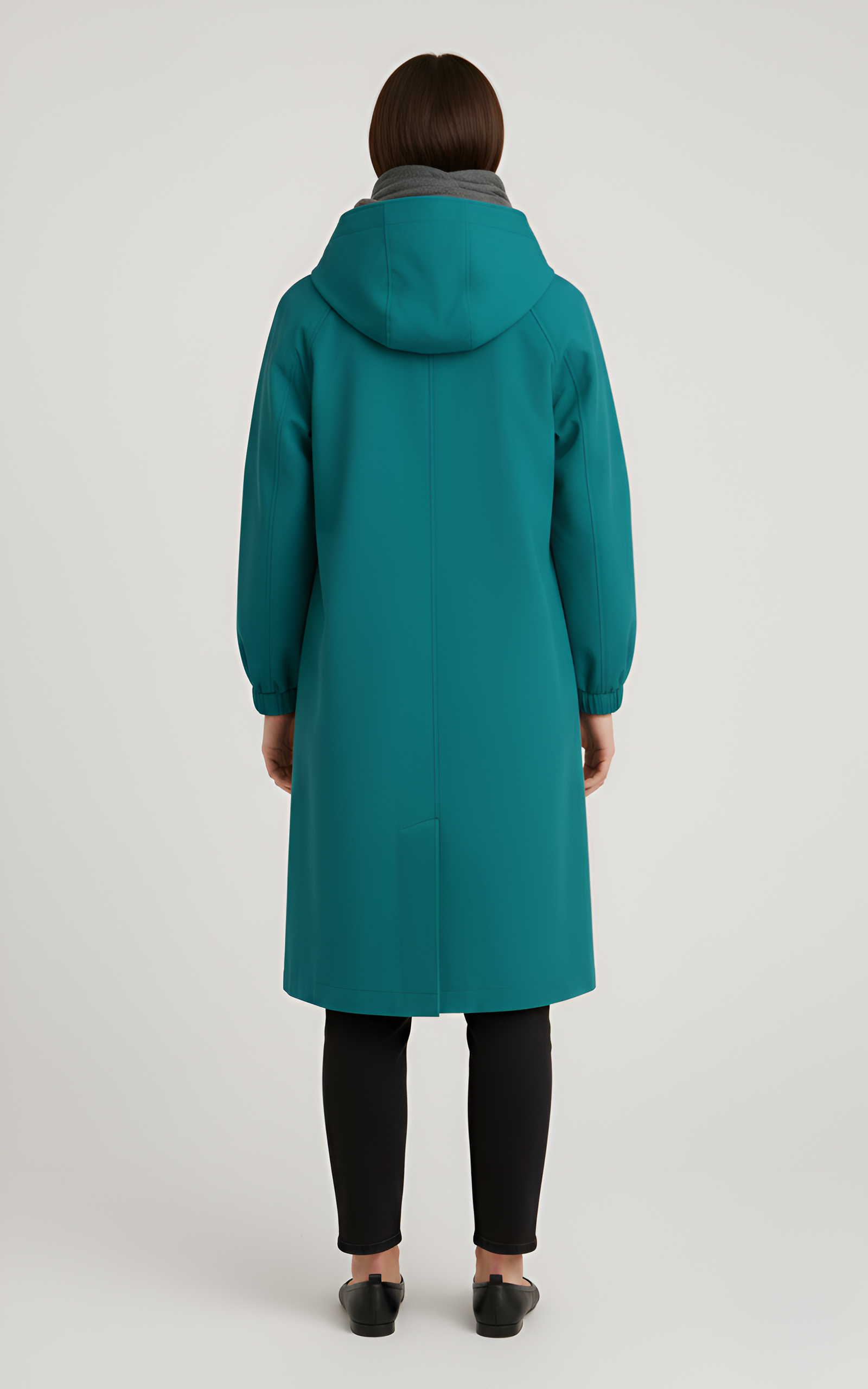 Valerios Fashion cappotto donna impermeabile leggero con cappuccio