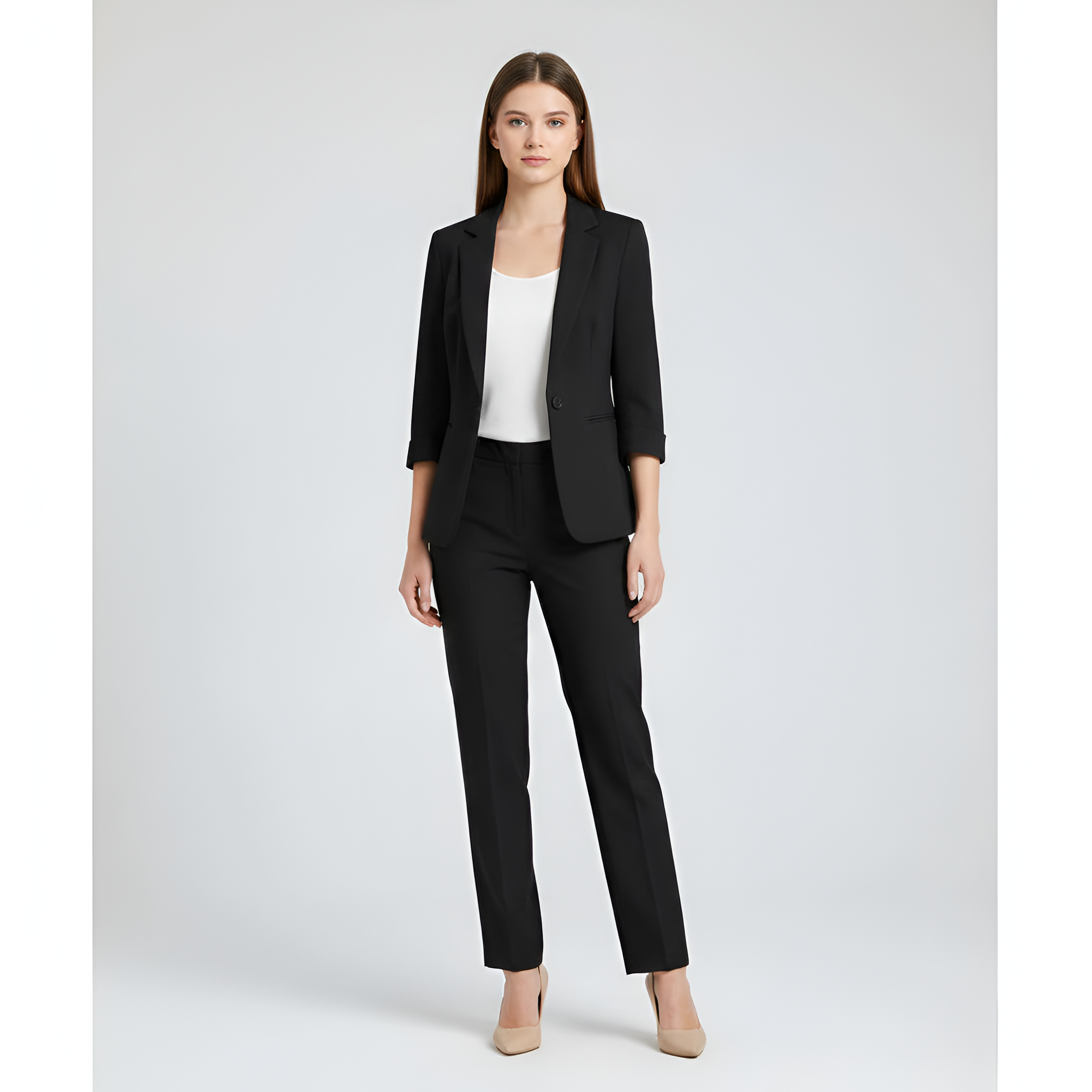 Valerios Fashion completo donna elegante con blazer e pantaloni sartoriali