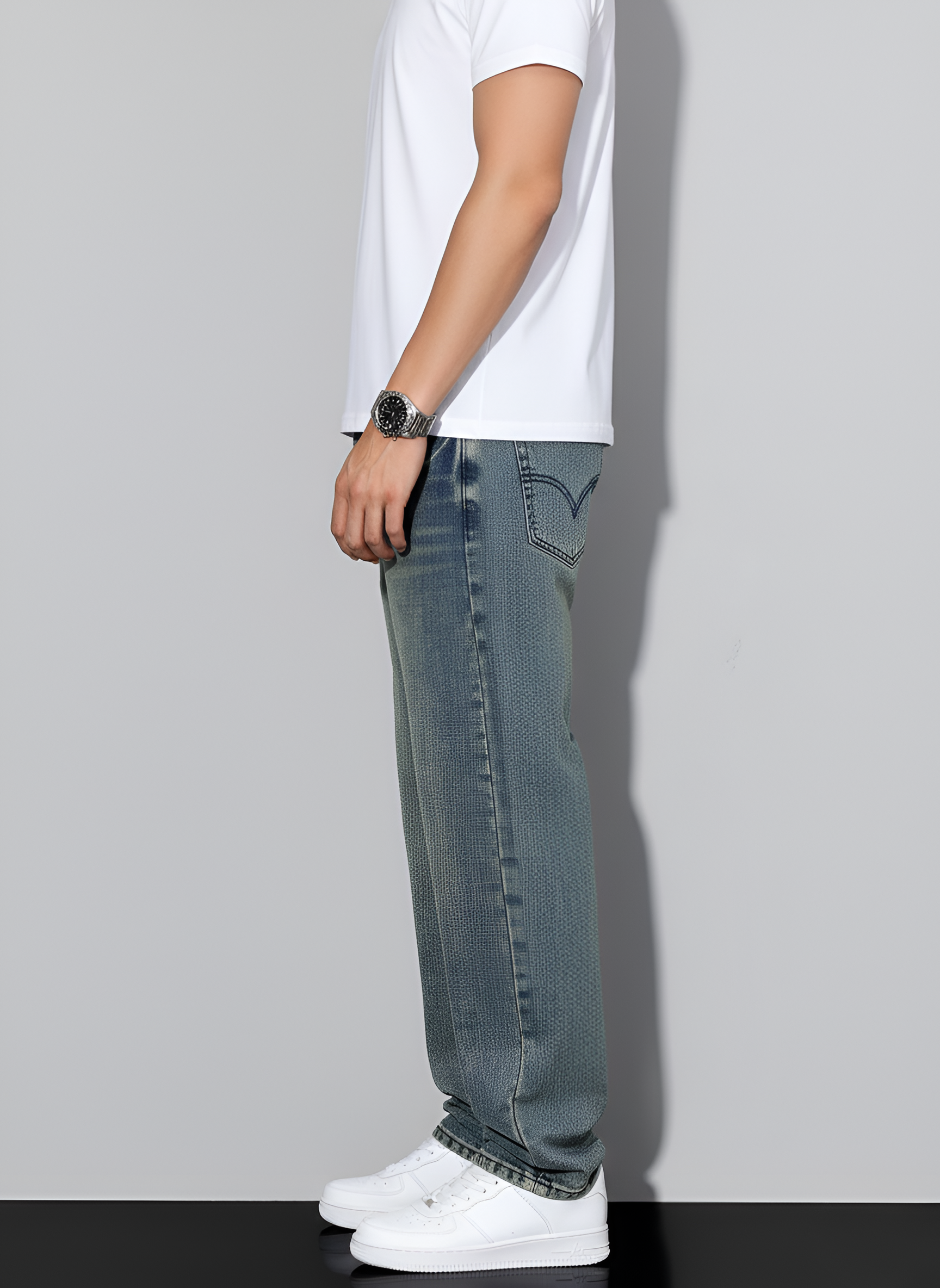 Valerios Fashion casual men's jeans in cotton denim with a regular fit