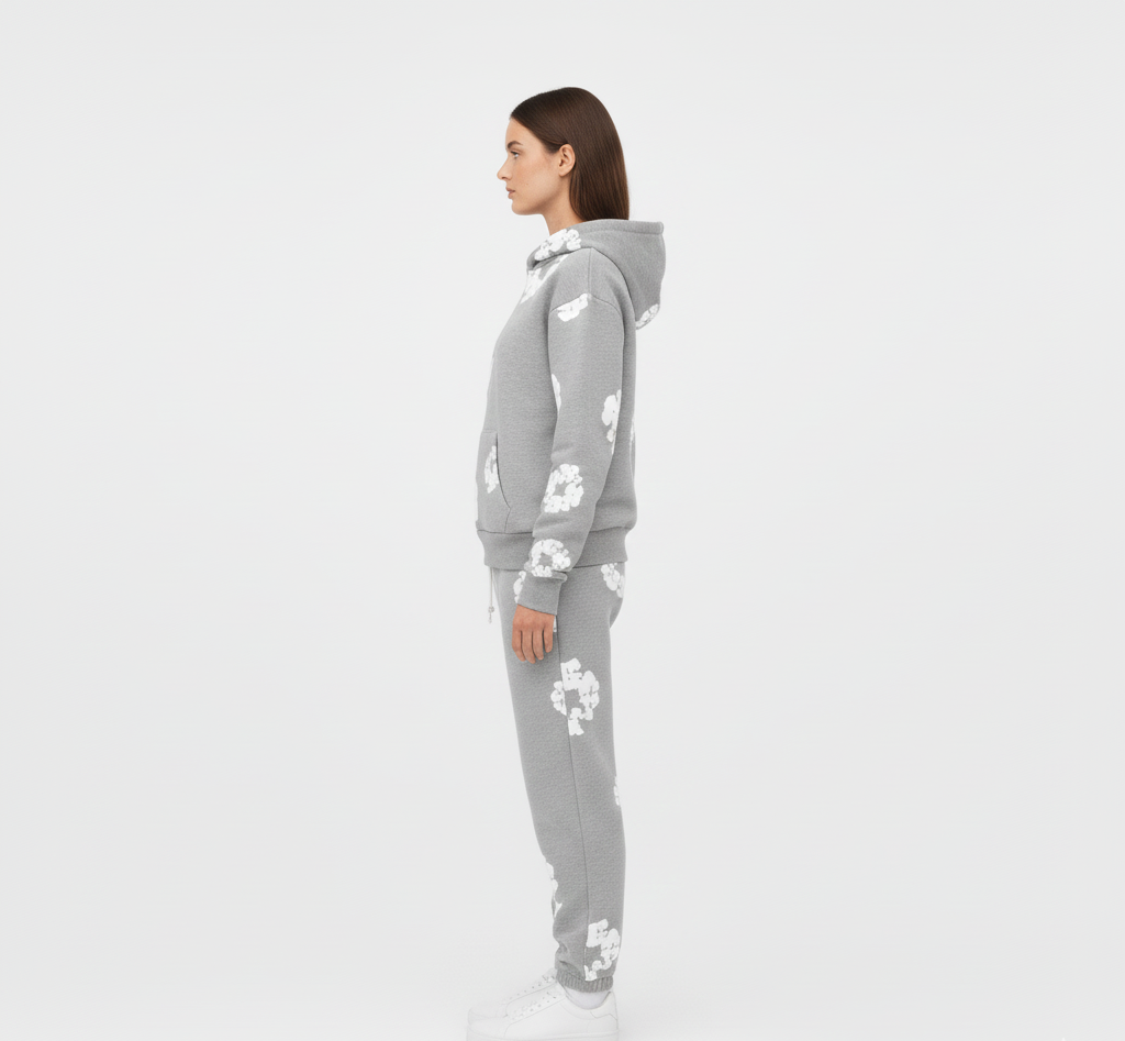 Valerios Fashion completo tuta unisex in cotone stampato