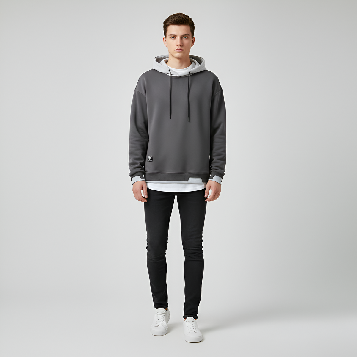 Valerios Fashion casual men's cotton hoodie