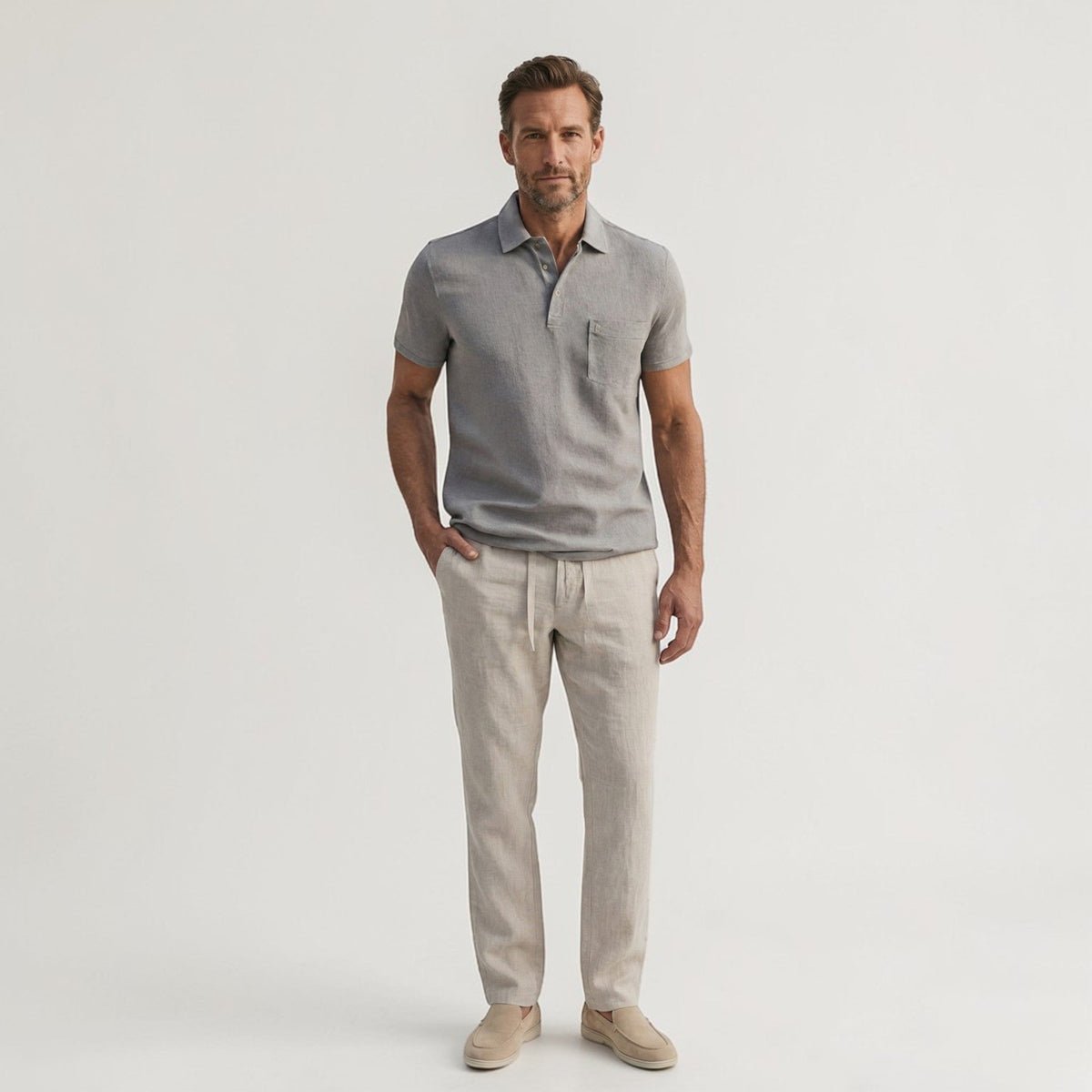 Polo décontracté pour homme Montarello