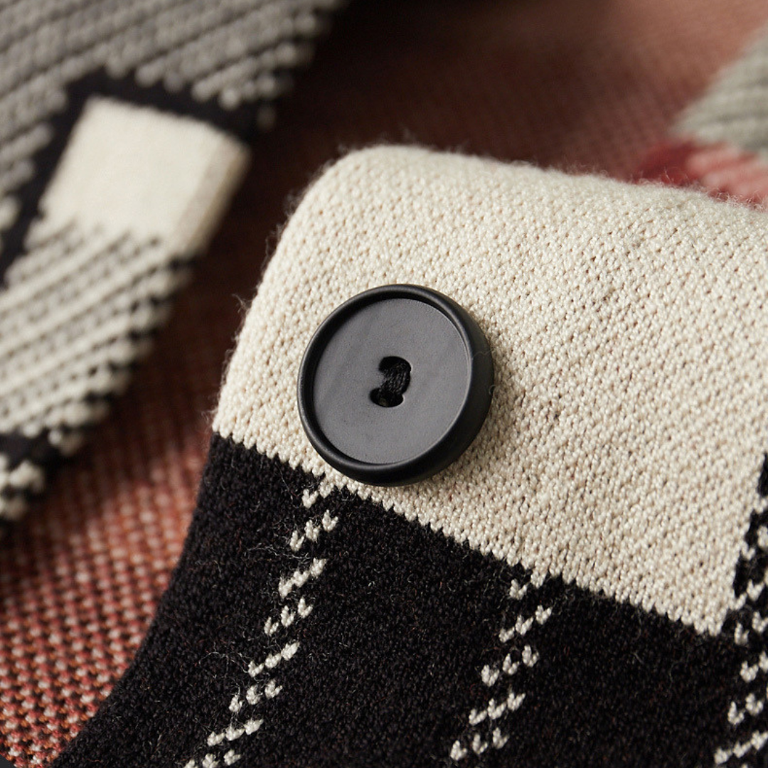 Leo - Abstract Éze wool vest