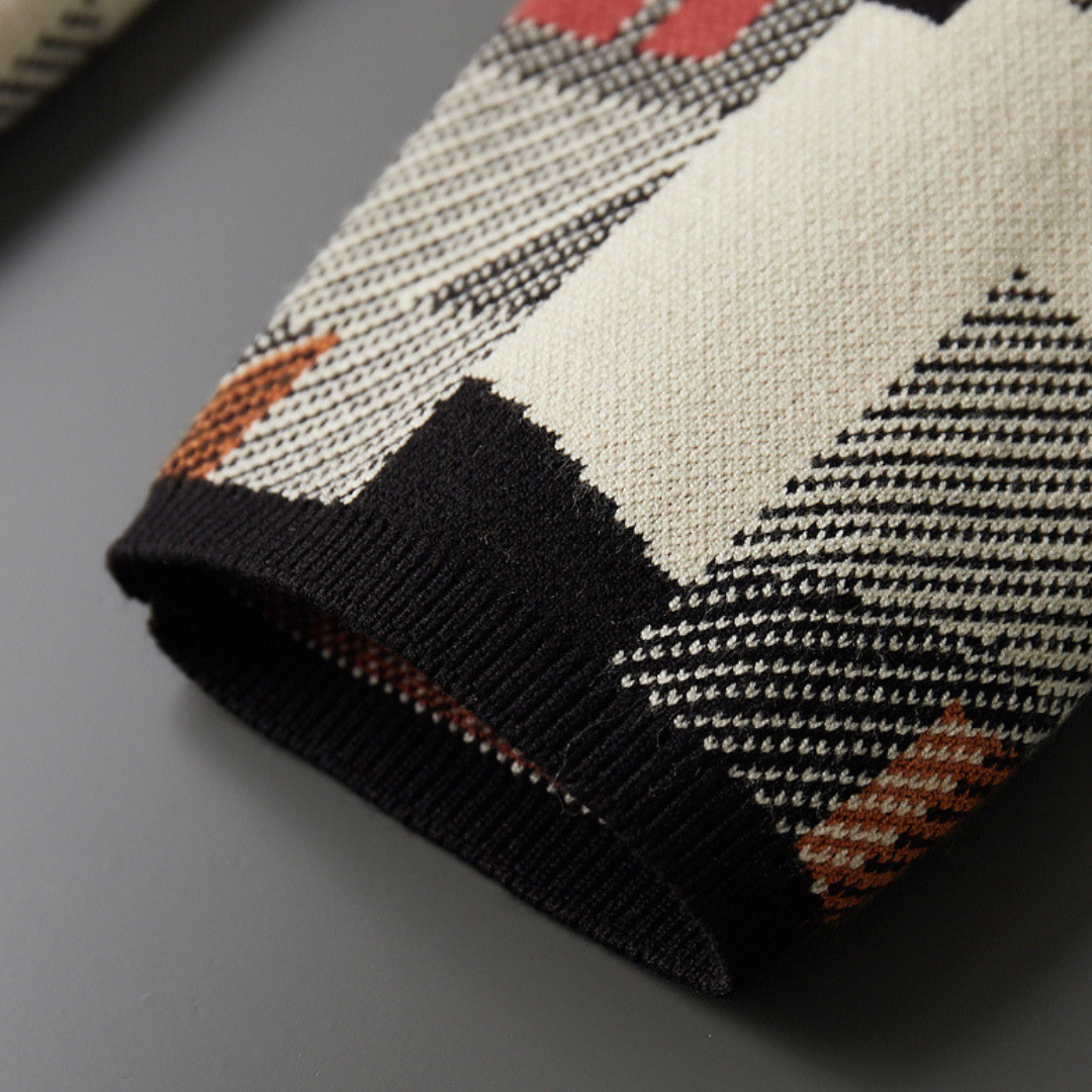 Leo - Abstract Éze wool vest