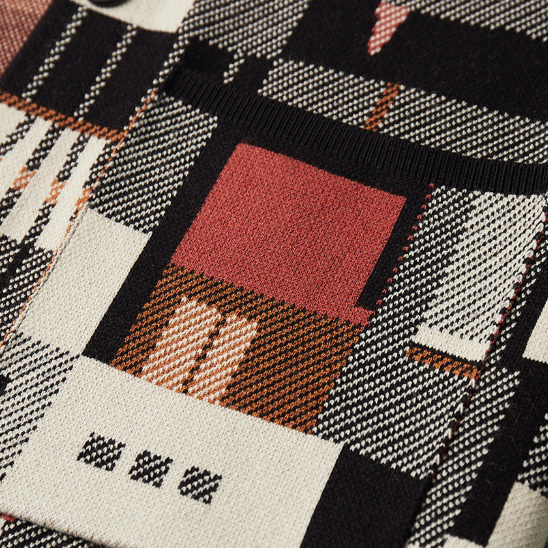 Leo - Abstract Éze wool vest